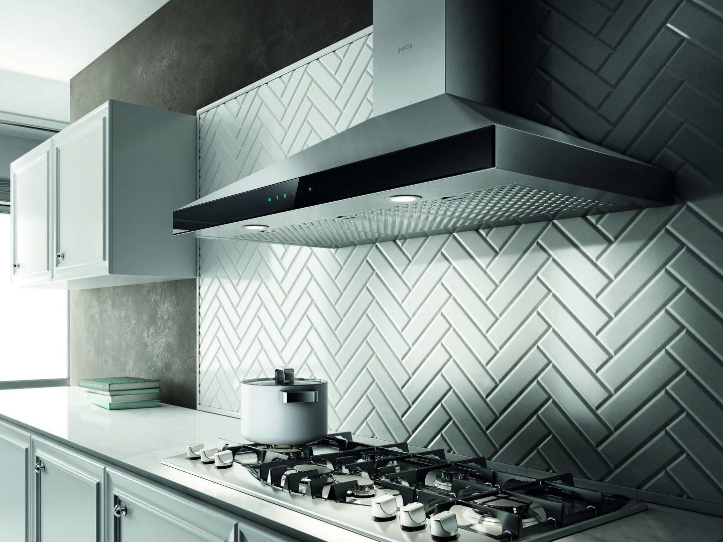 Elica EVR636S2 VARNA Wall Mount Range Hood 36" wide - 600CFM - Image 4