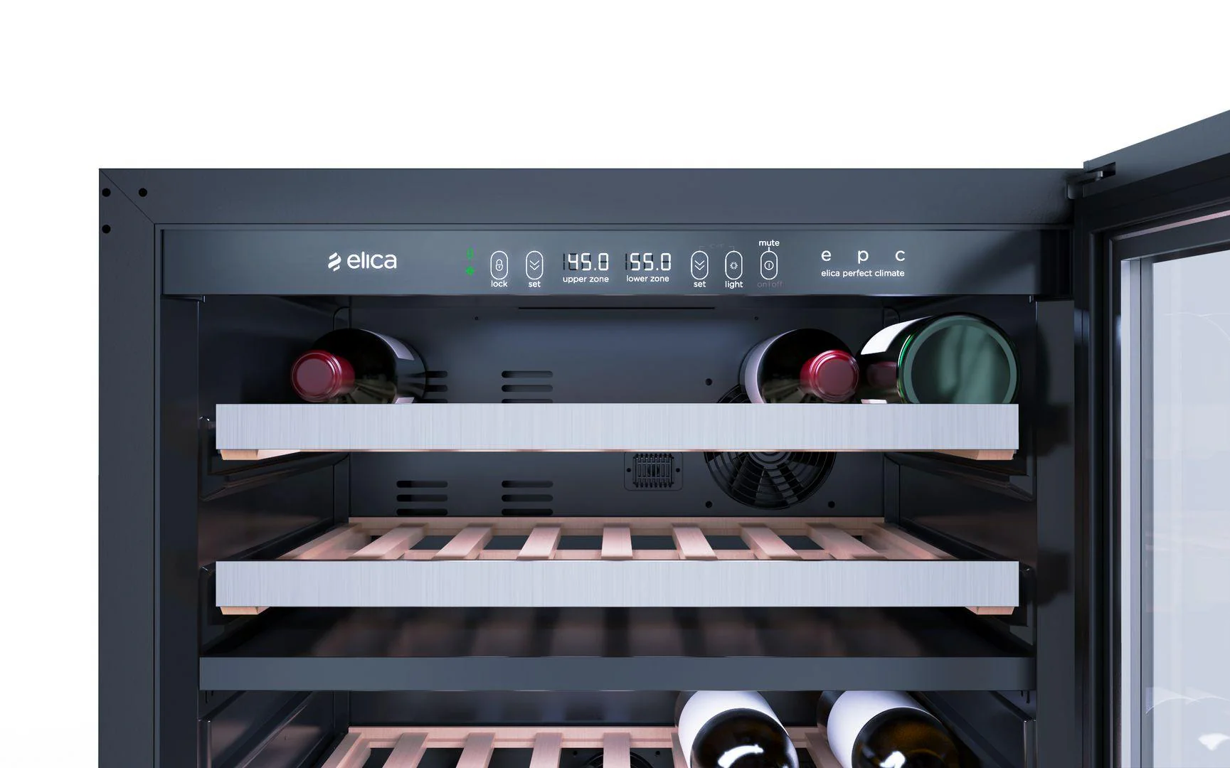 Elica EWS52SS1 Single Door, Dual Zone, Wine Cellar - Image 5