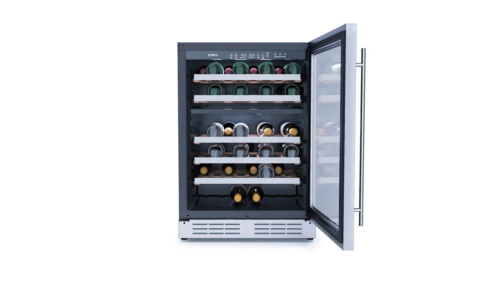 Elica EWS52SS1 Single Door, Dual Zone, Wine Cellar - Image 7