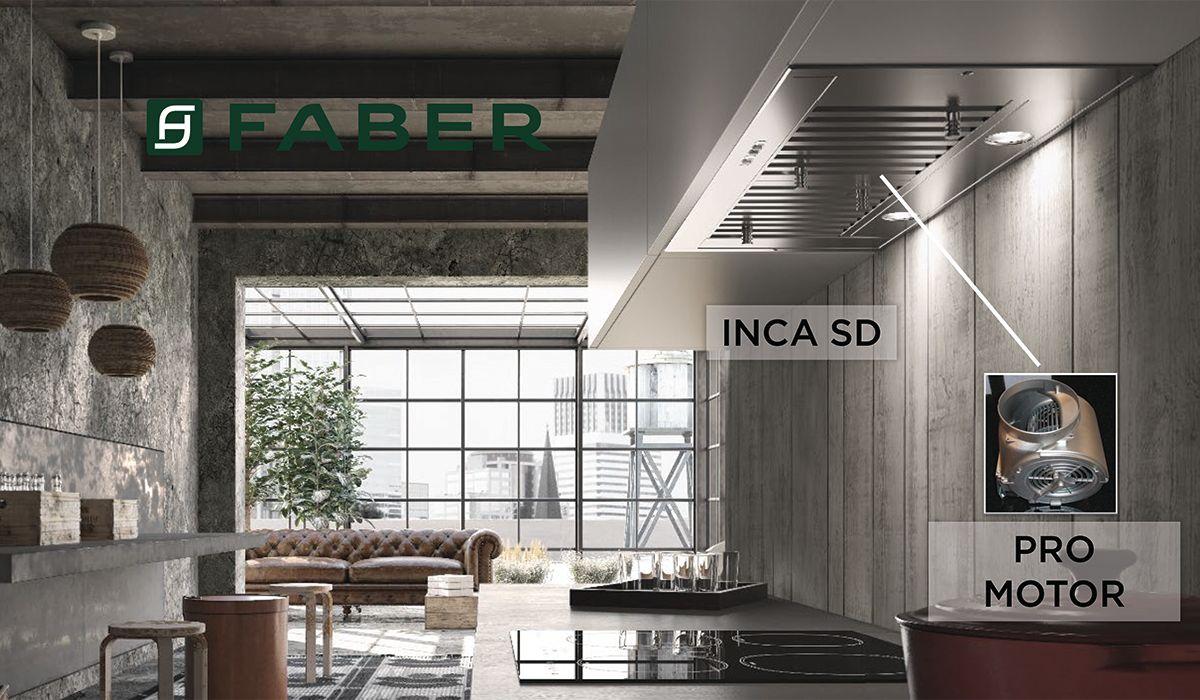 Faber INSD35SSV Inca SD 35" Stainless Steel 295/395/600 CFM - Image 4