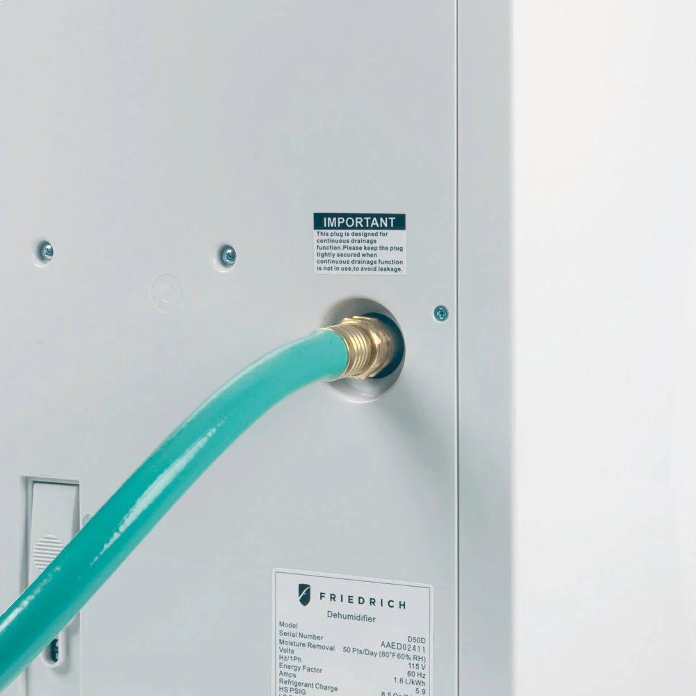 D50B1B Friedrich 50 Pint Dehumidifier with Built-In Drain Pump - Image 6