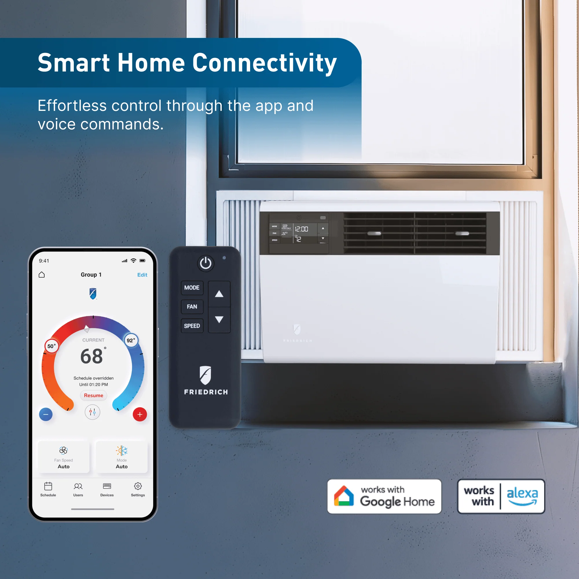 KCVM24B30A Friedrich K hl Inverter 24,000 BTU 230V Smart Window/Wall Air Conditioner - Cool only - Image 5