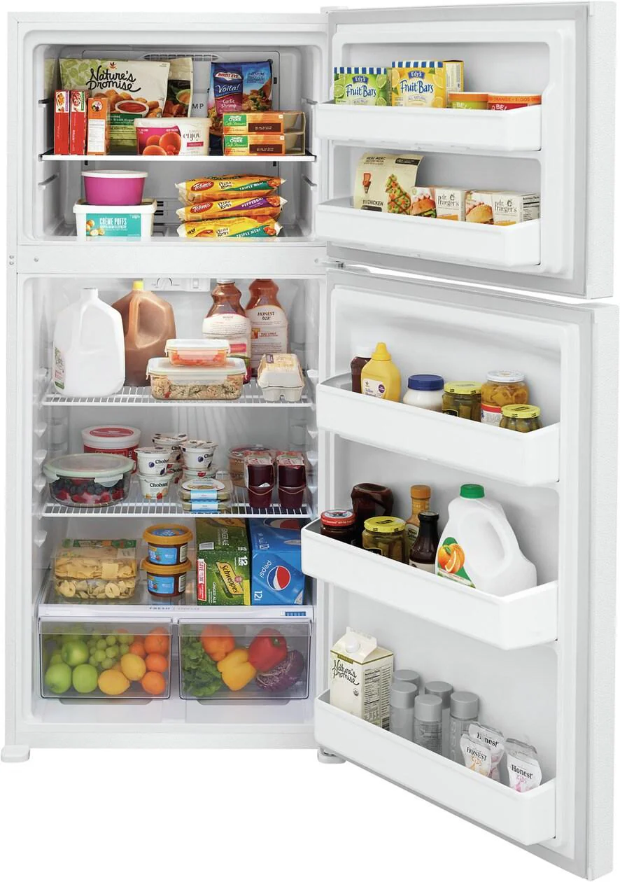 Frigidaire FFTR1814WW 18 Cu. Ft. Garage Ready Top Freezer Refrigerator - Image 3