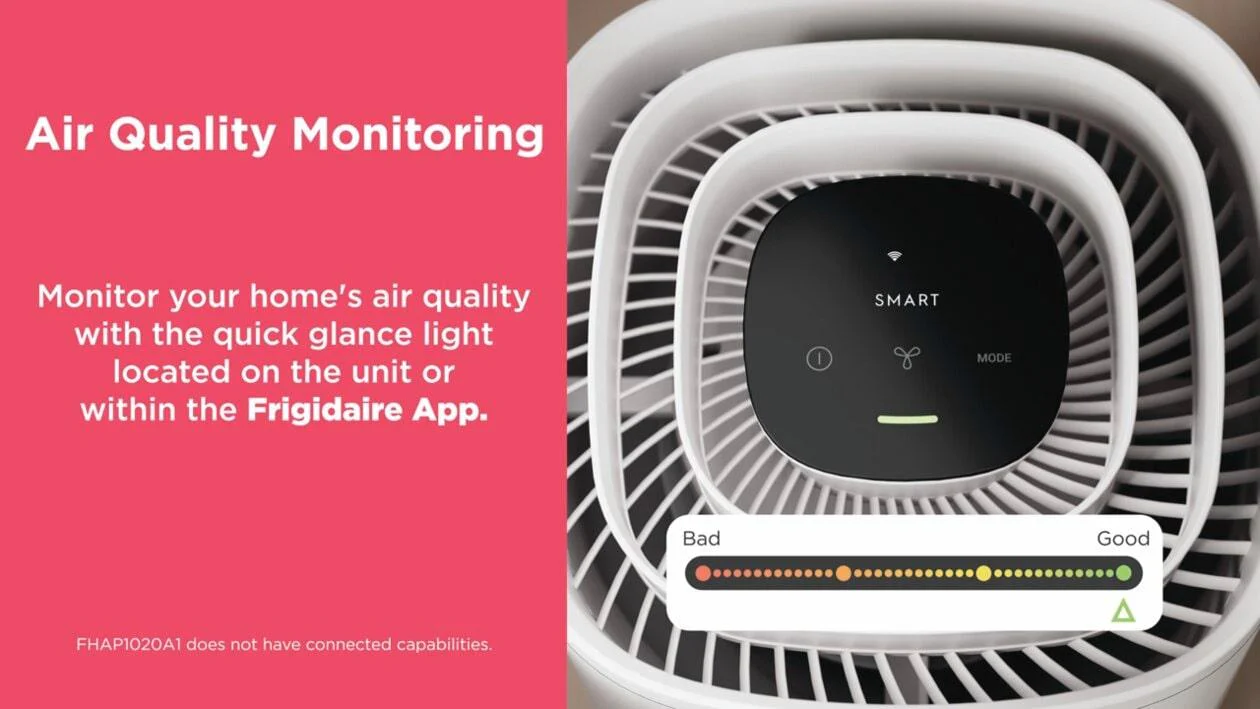 Frigidaire FHAP1040A1 PureA300™ HEPA Air Purifier with WiFi - Image 7