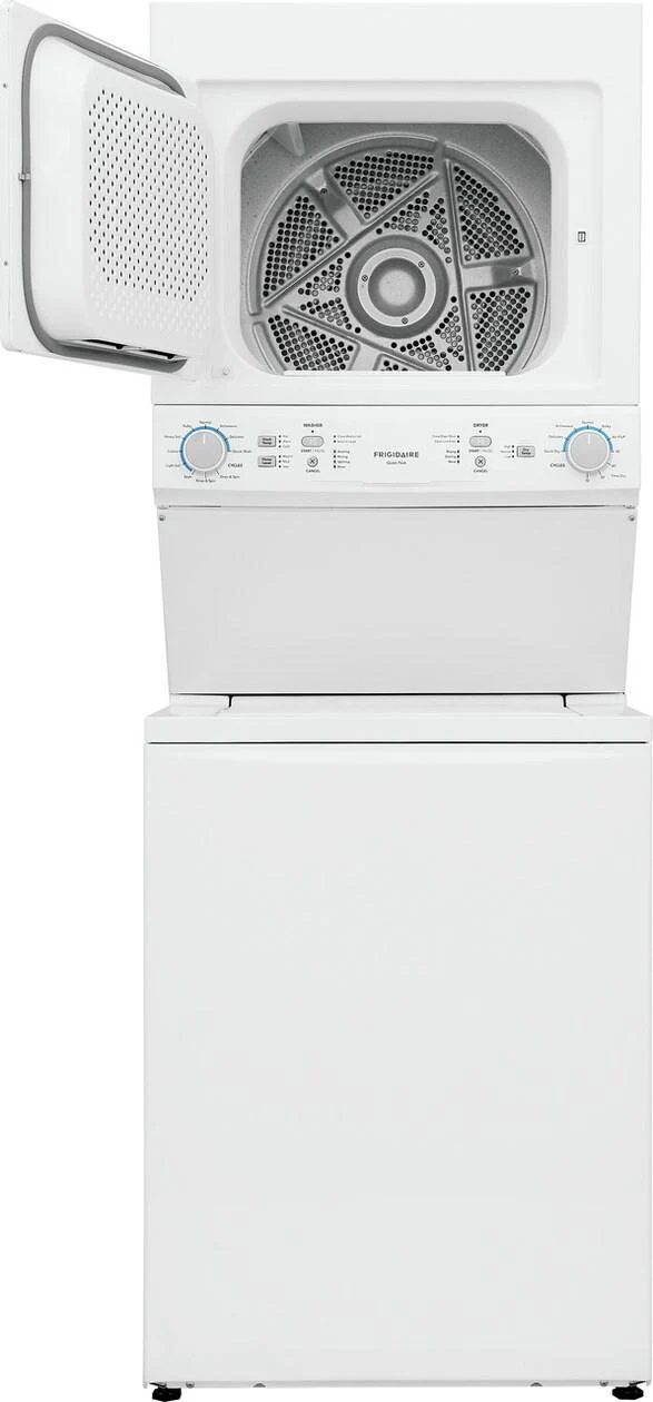 Frigidaire FLCE7523AW Electric Long Vent Stacked Laundry Center - 3.9 Cu. Ft Washer and 5.5 Cu. Ft. Dryer - Image 2
