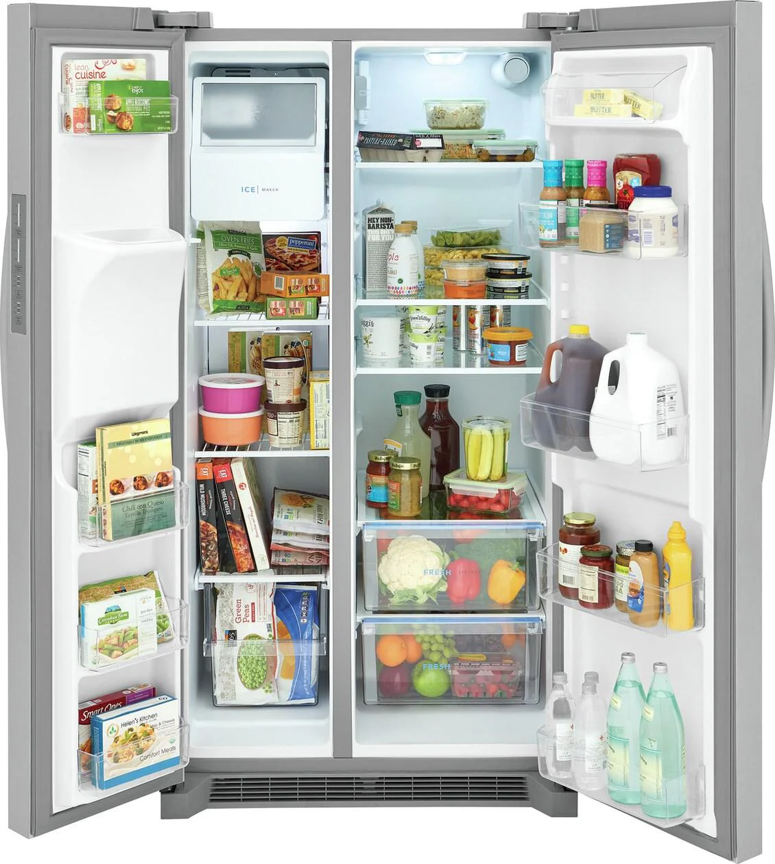 Frigidaire FRSS2623AS 26 Cu. Ft. 36" Standard Depth Side by Side Refrigerator - Image 3
