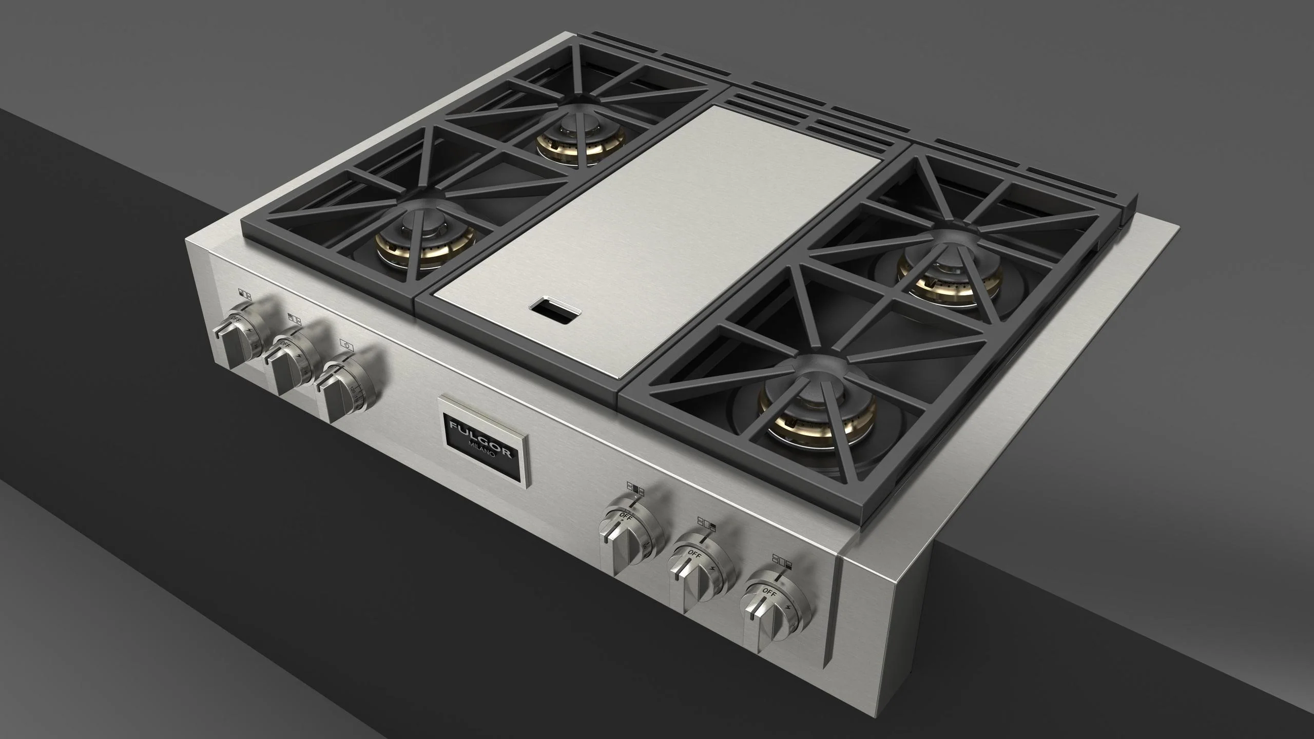 SOFIA 36" PRO GAS RANGETOP WITH GRIDDLE - Image 2
