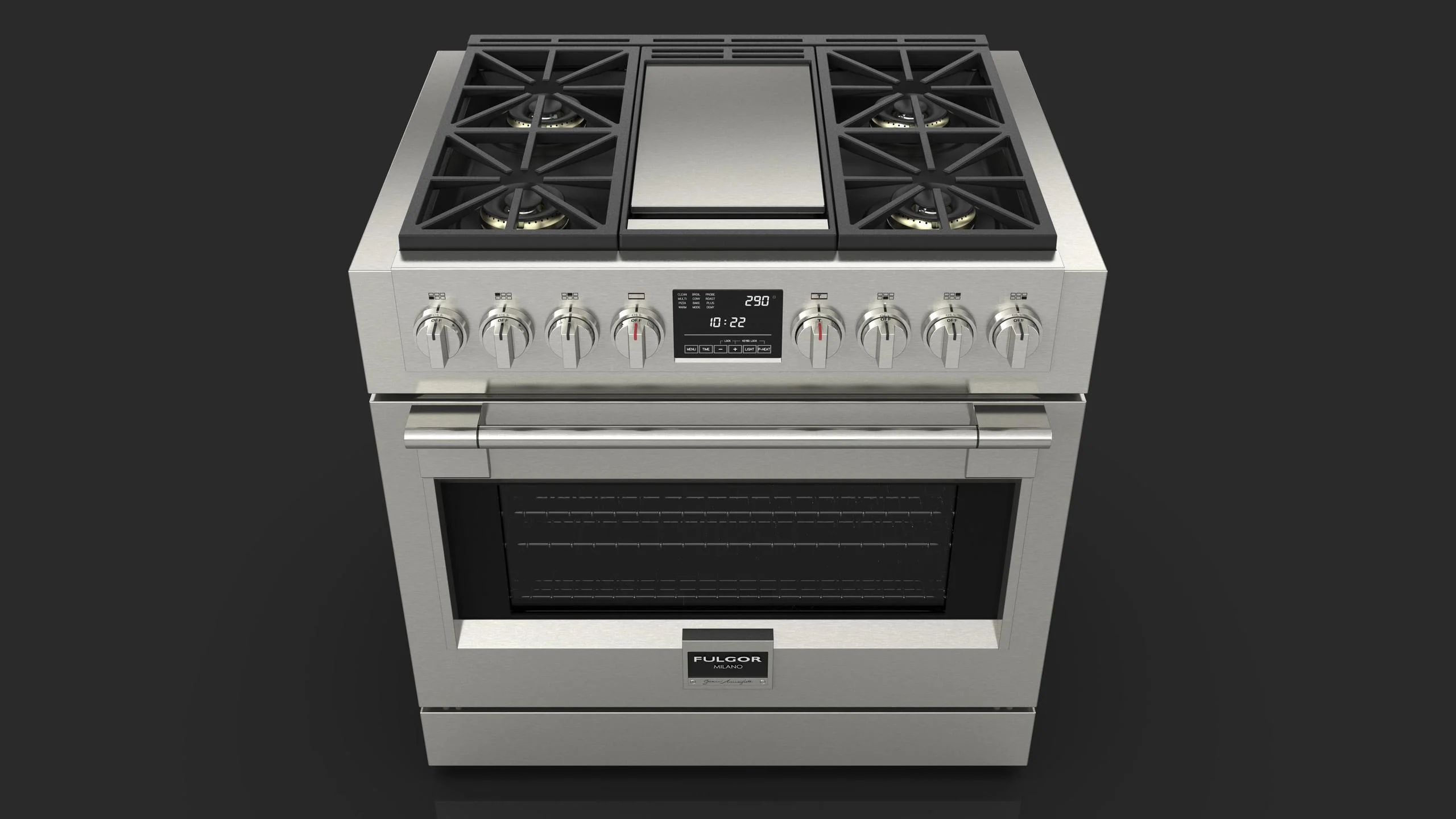36 DUAL FUEL PRO RANGE WITH GRIDDLE - Image 3