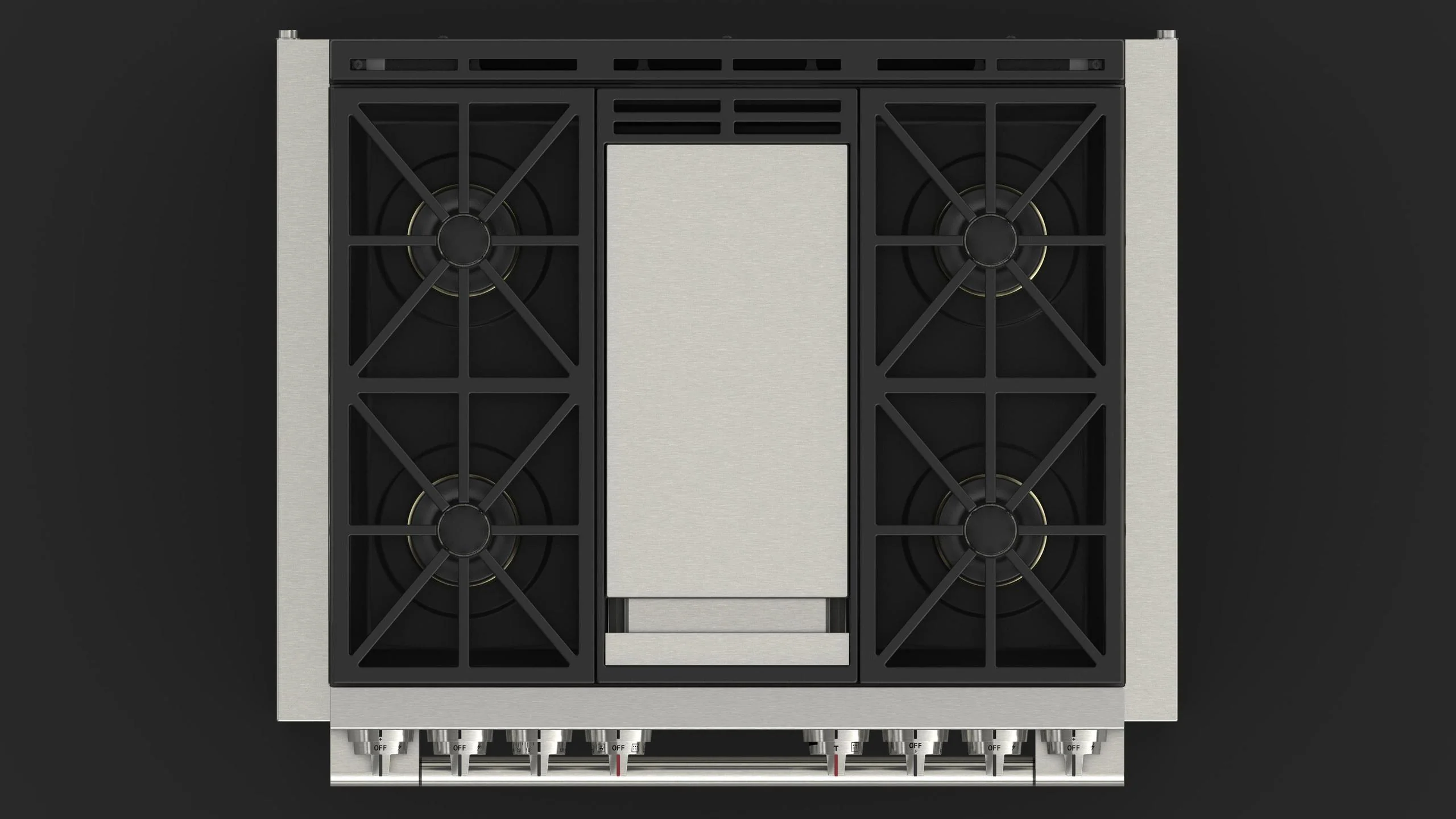 36 DUAL FUEL PRO RANGE WITH GRIDDLE - Image 4