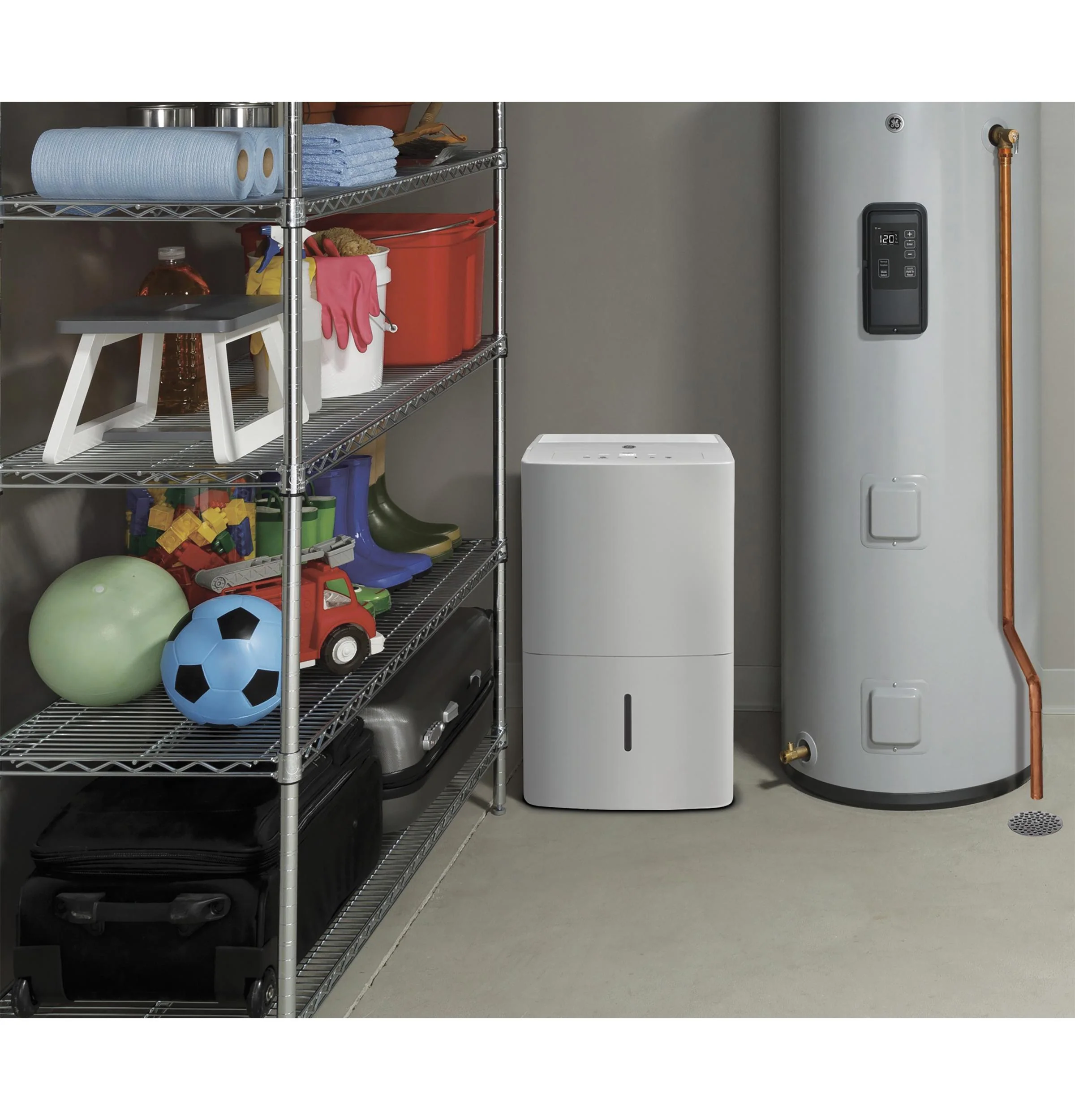 ADEW35LZ GE® ENERGY STAR® 35 Pint Portable Dehumidifier for Very Damp Spaces - Image 4