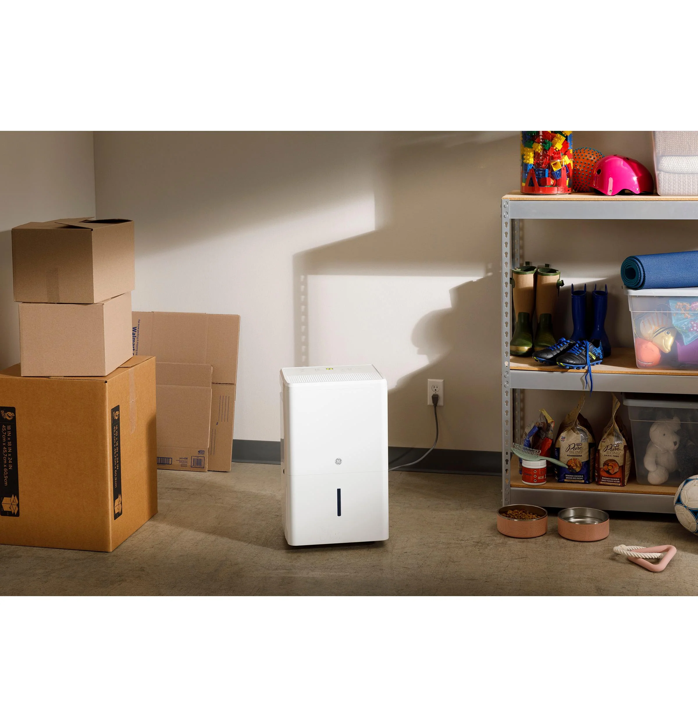 ADHR22LB GE® ENERGY STAR® 22 Pint Portable Dehumidifier with Smart Dry for Damp Spaces - Image 7