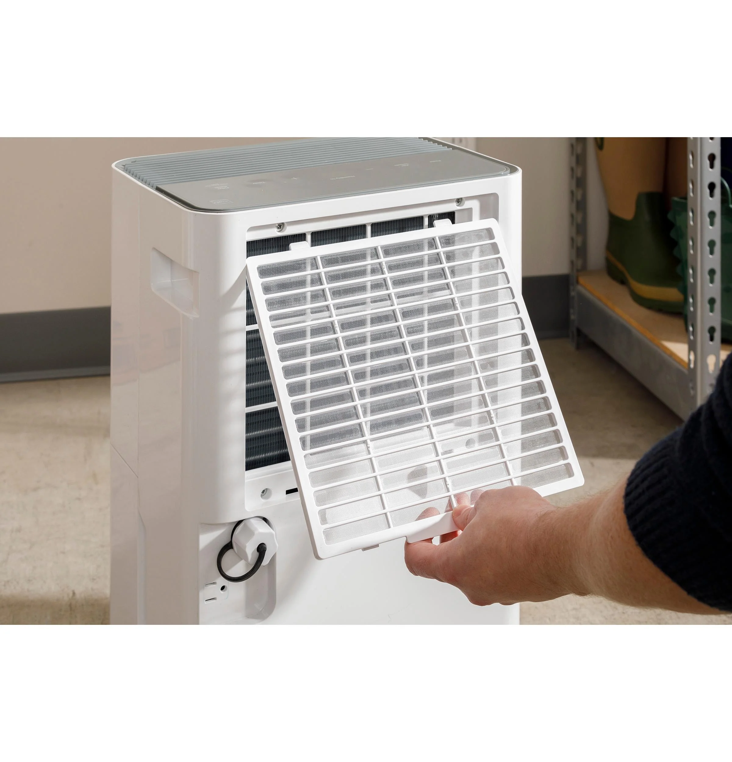 ADYR22LC GE® 22 Pint Portable Dehumidifier with Smart Dry for Damp Spaces - Image 8
