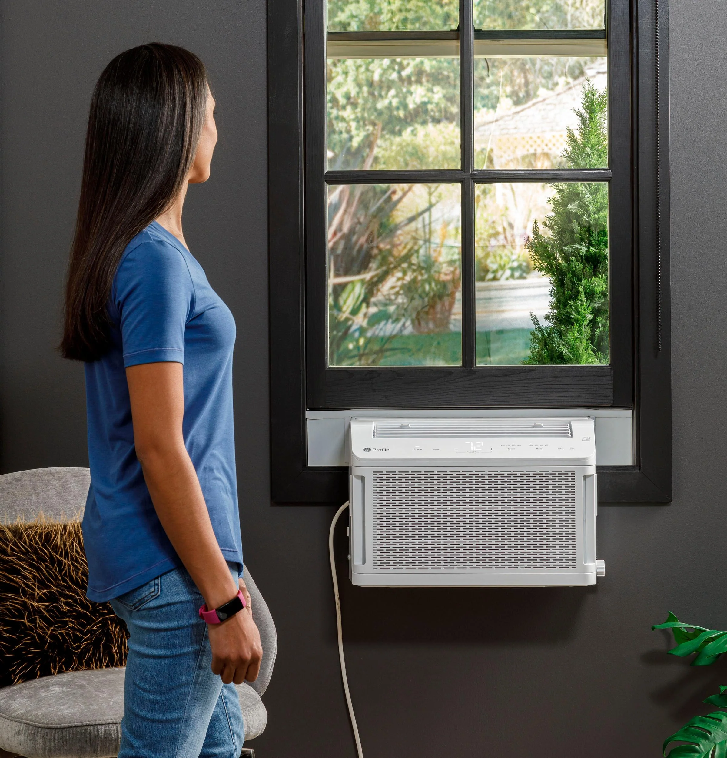 AHTT06BC GE Profile ClearView™ 6,100 BTU Smart Ultra Quiet Window Air Conditioner for Small Rooms up to 250 sq. ft. - Image 11