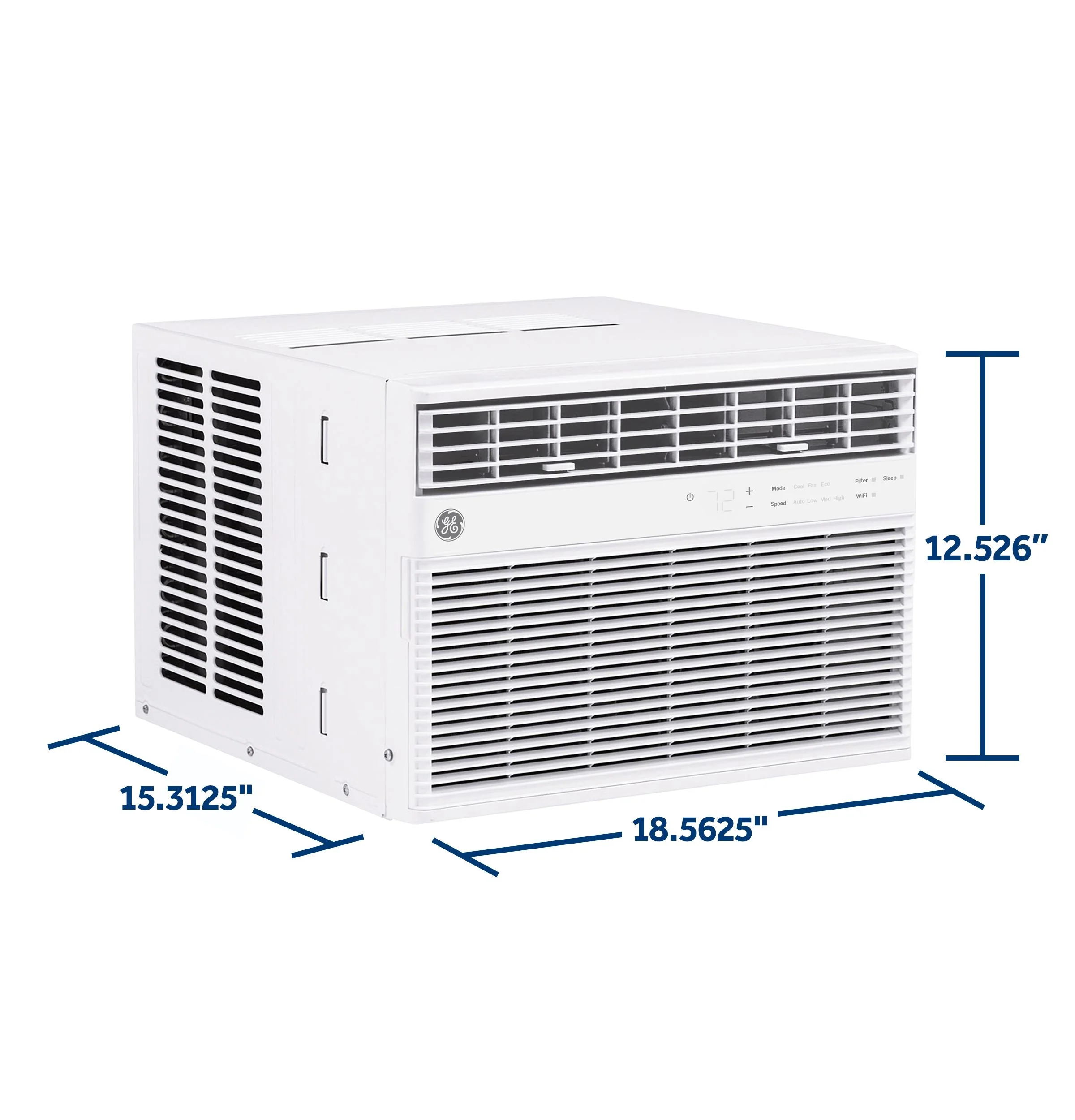 AWCS08WWF GE® 8,000 BTU Smart Electronic Window Air Conditioner for Medium Rooms up to 350 sq. ft. - Image 4
