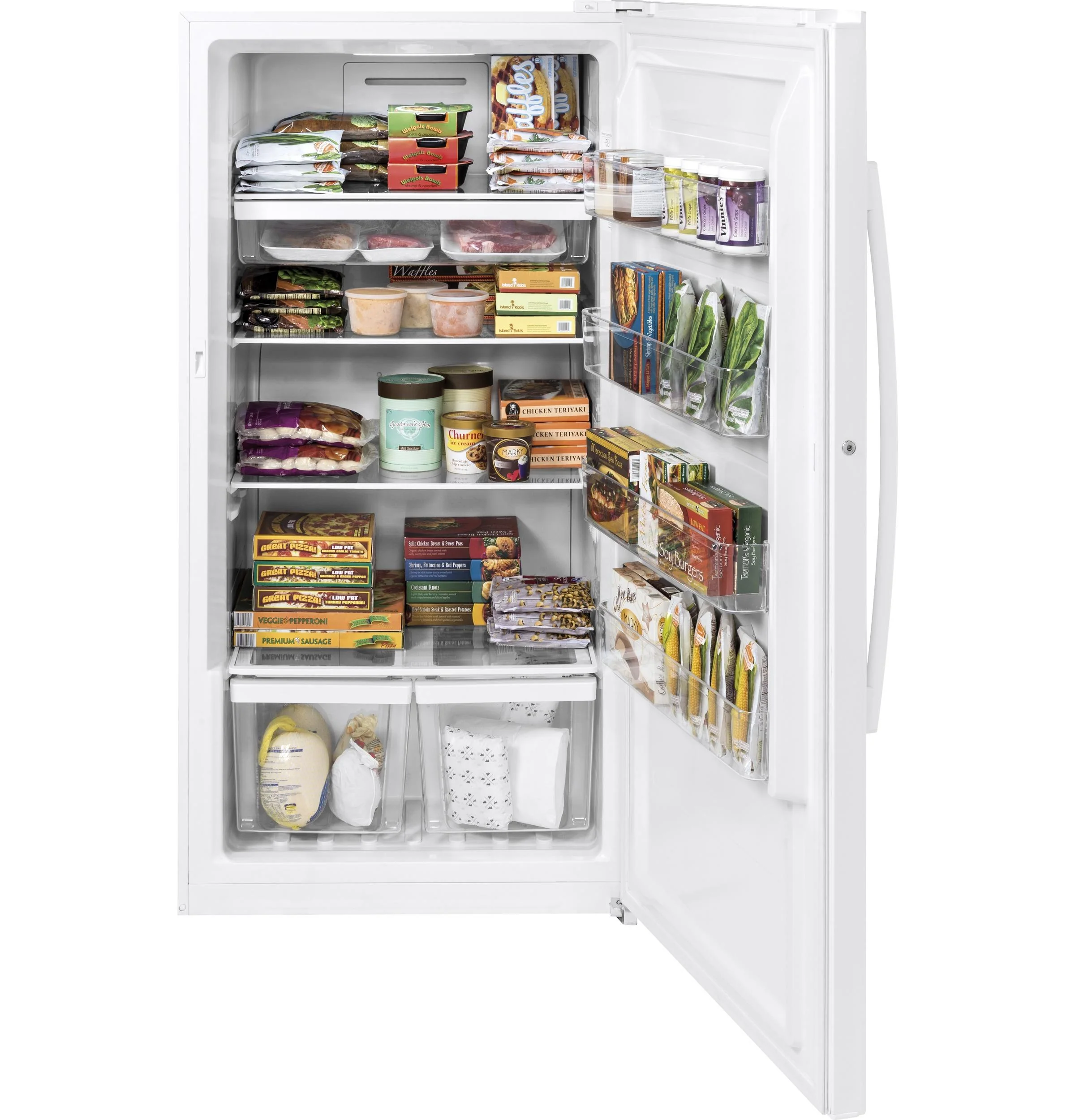 FUF17DLRWW GE® ENERGY STAR® 17.3 Cu. Ft. Frost-Free Garage Ready Upright Freezer - Image 2