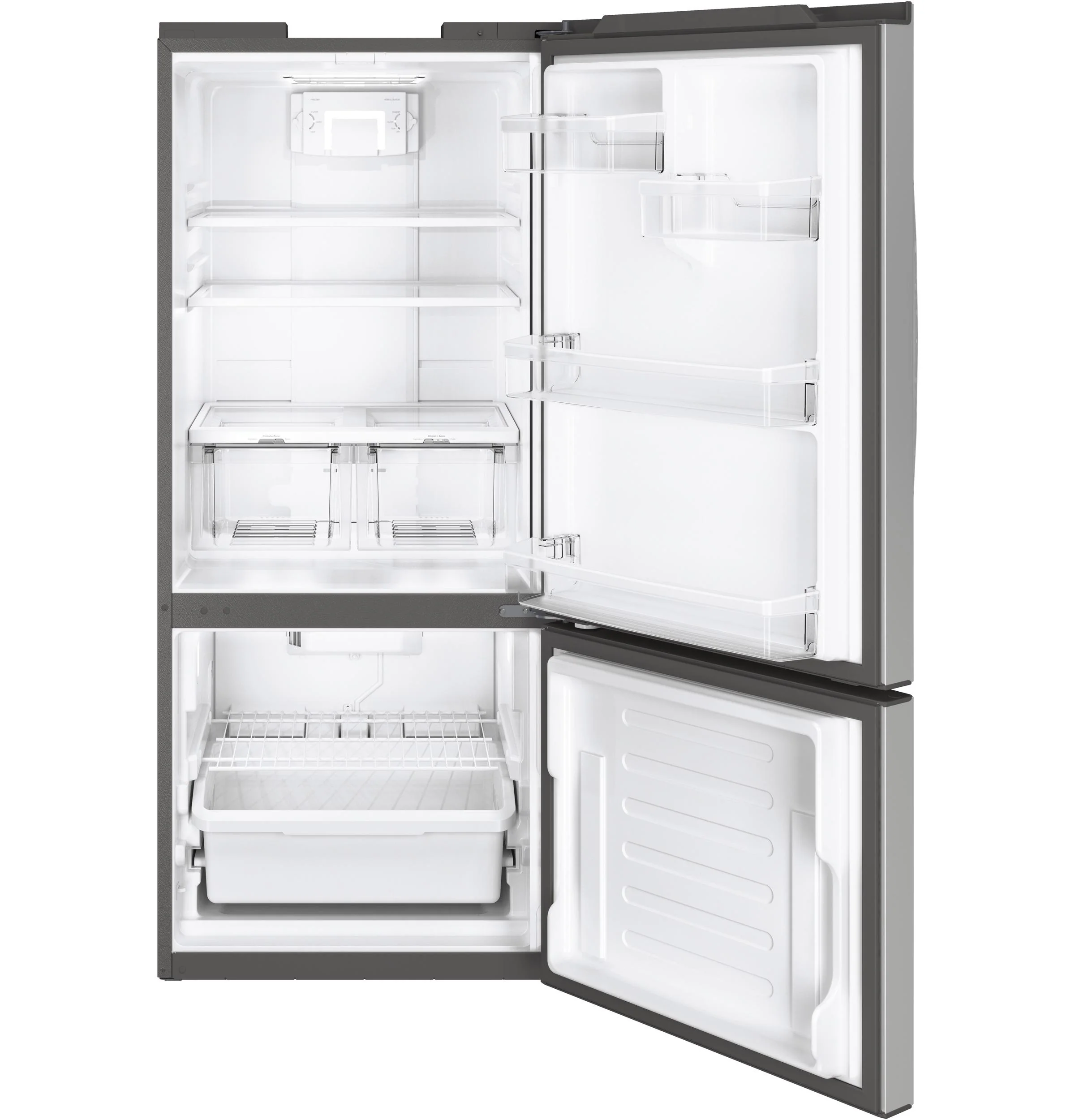 GBE21DYKFS GE® ENERGY STAR® 20.9 Cu. Ft. Bottom-Freezer Refrigerator - Image 3