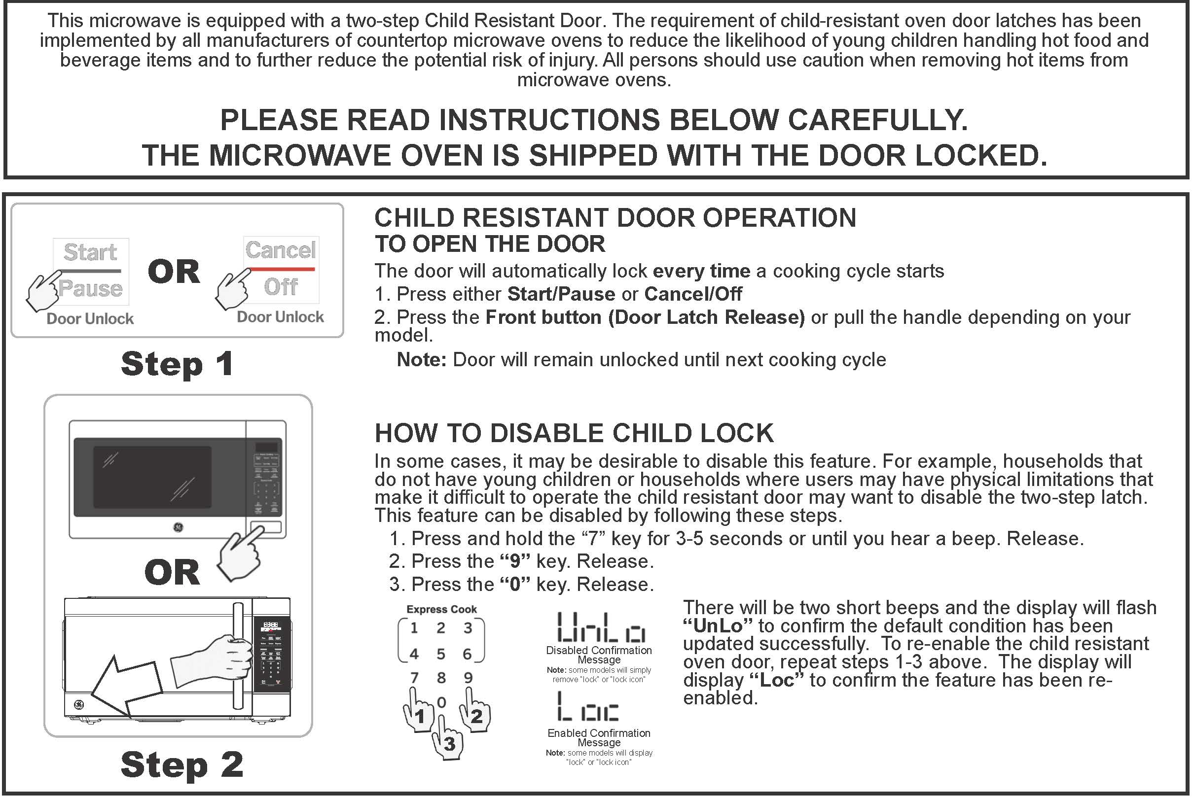 GCST07N1WSS GE® 0.7 Cu. Ft. Capacity Countertop Microwave Oven - Image 3