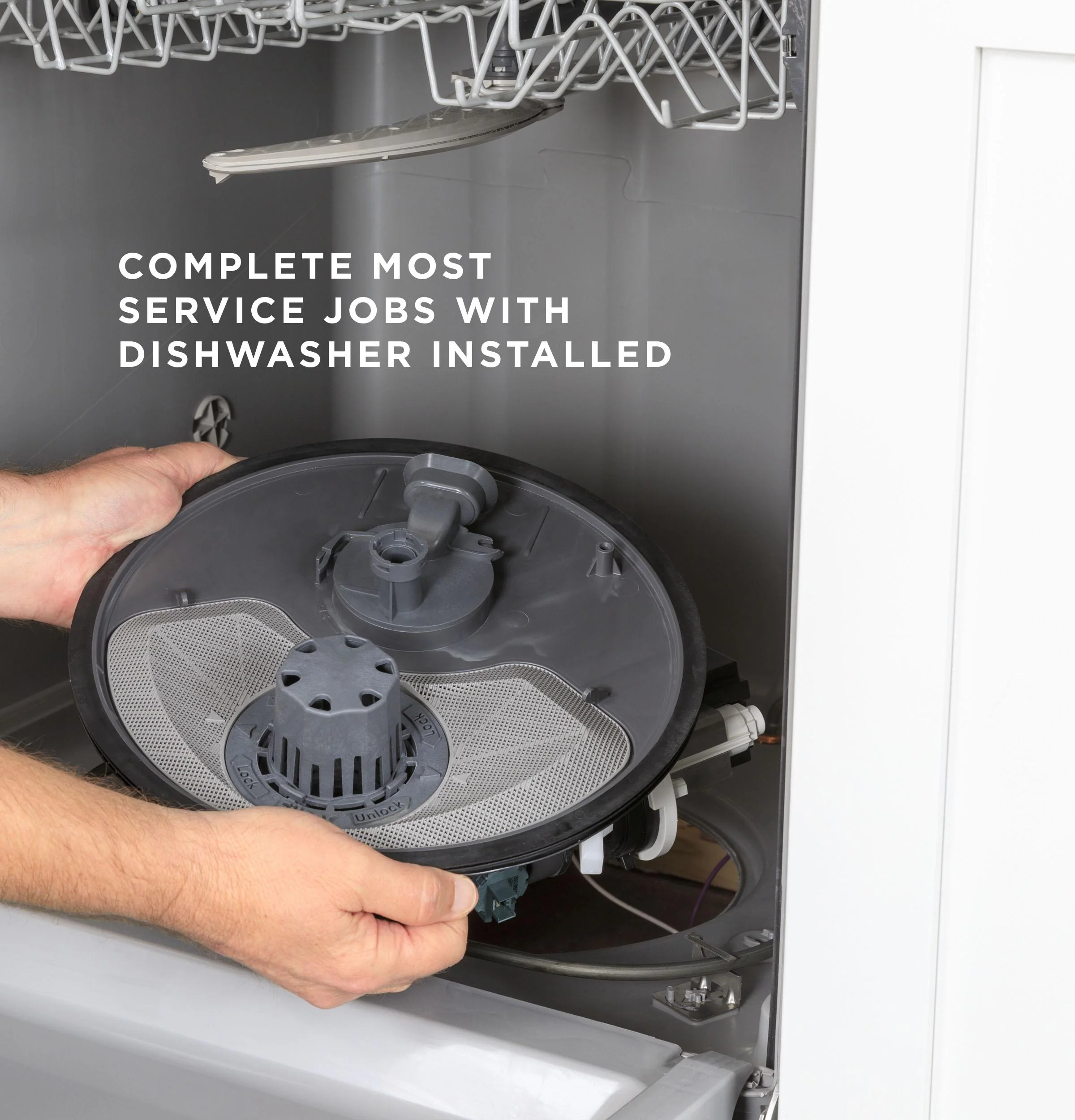 GDF535PGRWW GE® ENERGY STAR® Dishwasher with Front Controls - Image 18