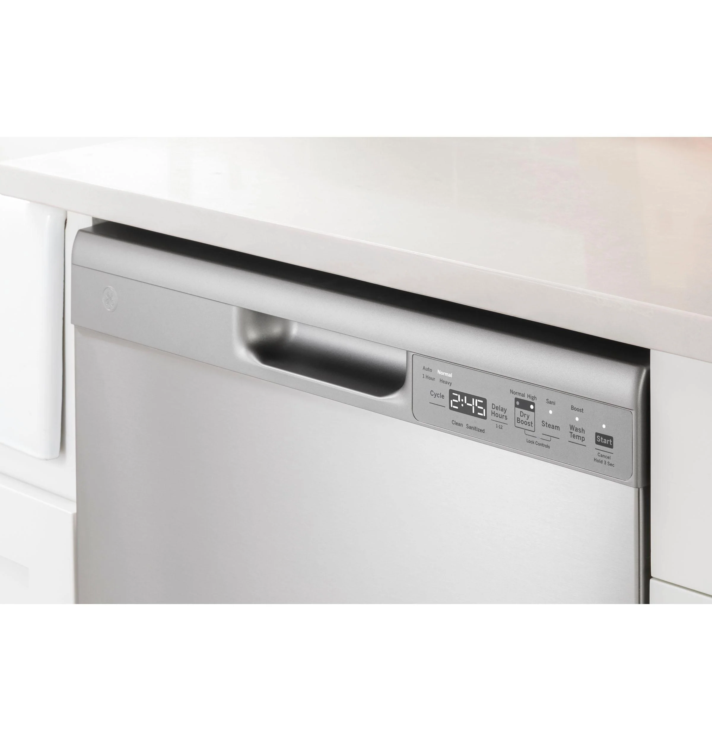 GDF550PGRWW GE® ENERGY STAR® Front Control with Plastic Interior Dishwasher with Sanitize Cycle & Dry Boost - Image 10