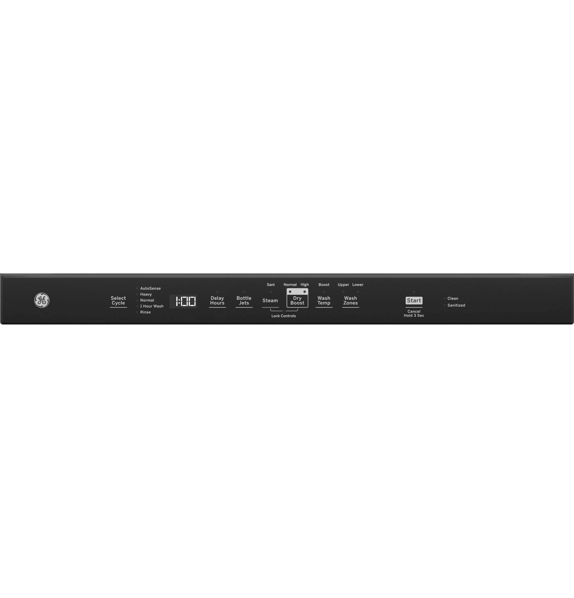 GDP630PGRBB GE® ENERGY STAR® Top Control with Plastic Interior Dishwasher with Sanitize Cycle & Dry Boost - Image 4