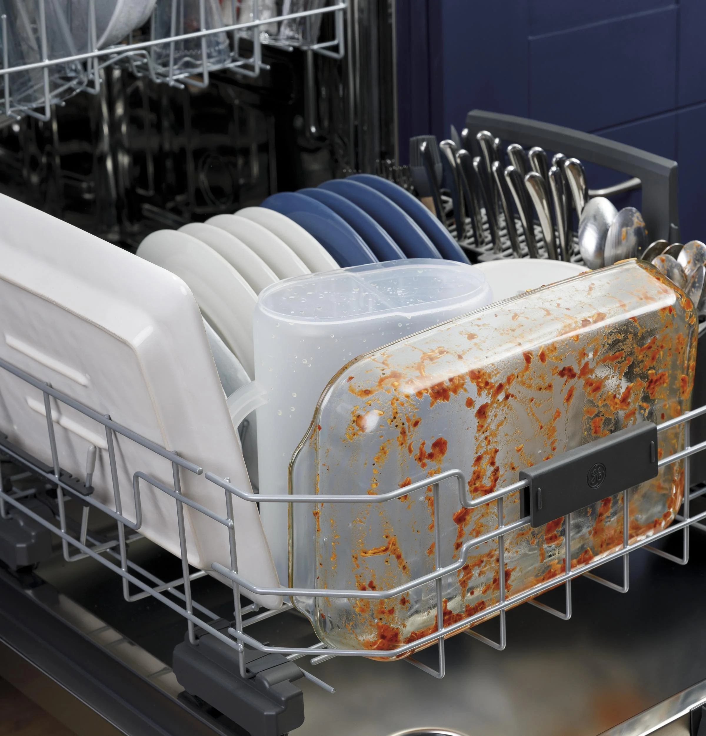 GE® Fingerprint Resistant Top Control with Stainless Steel Interior Dishwasher with Sanitize Cycle & Dry Boost - Image 13