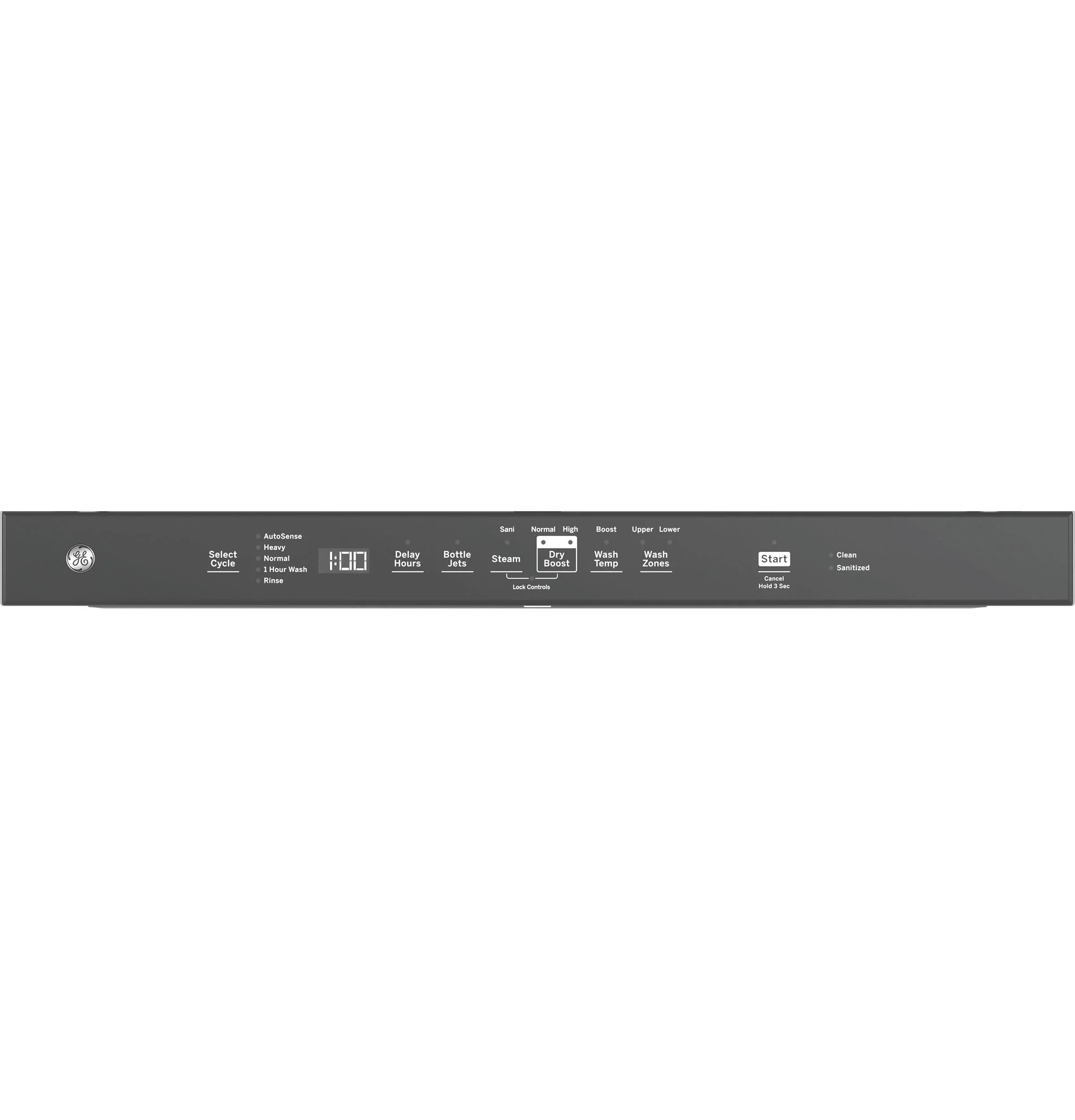 GDP670SYVFS GE® ENERGY STAR® Fingerprint Resistant Top Control with Stainless Steel Interior Dishwasher with Sanitize Cycle - Image 4