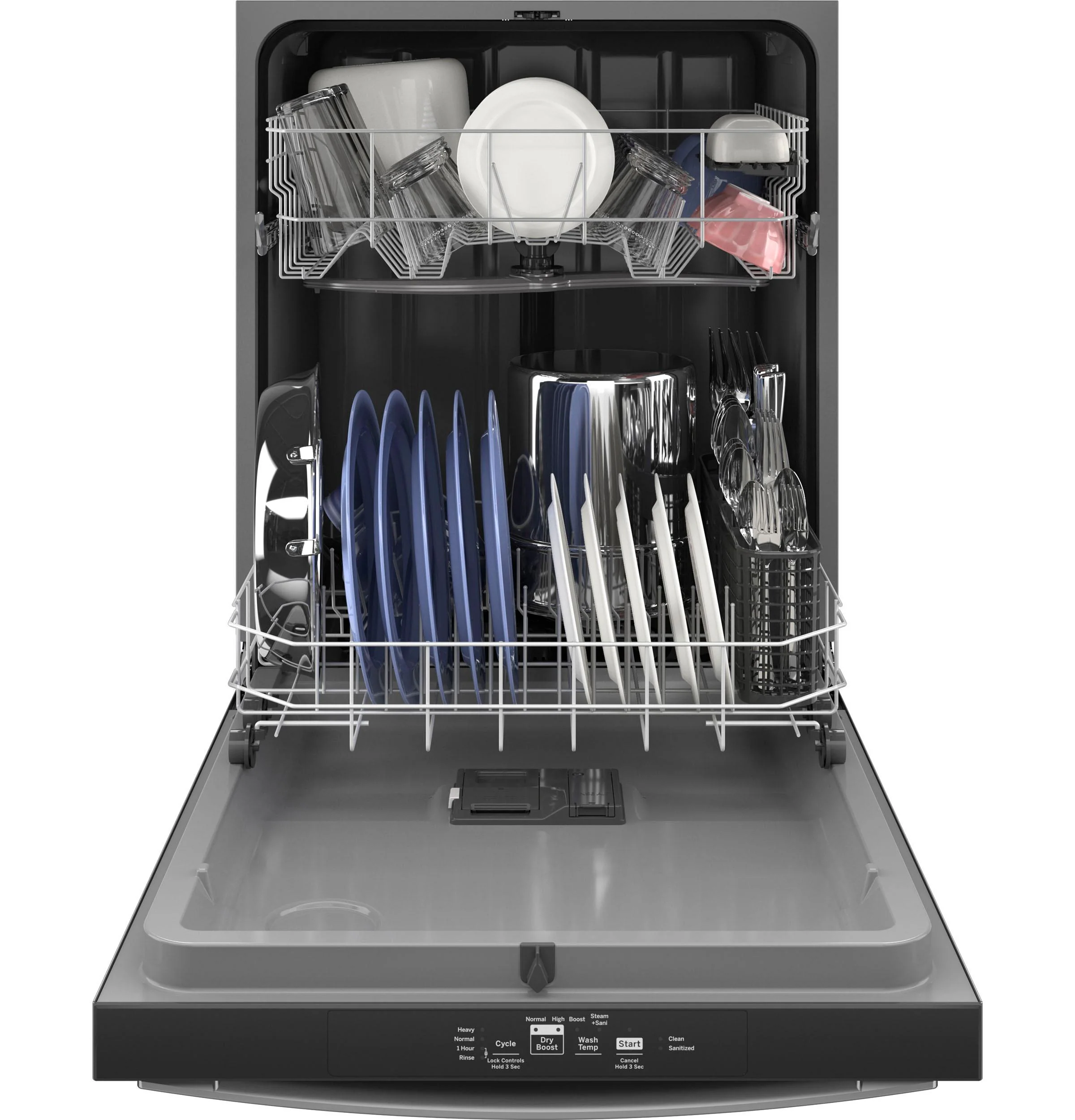 GDT535PSRSS GE® ENERGY STAR® Top Control with Plastic Interior Dishwasher with Sanitize Cycle & Dry Boost - Image 3