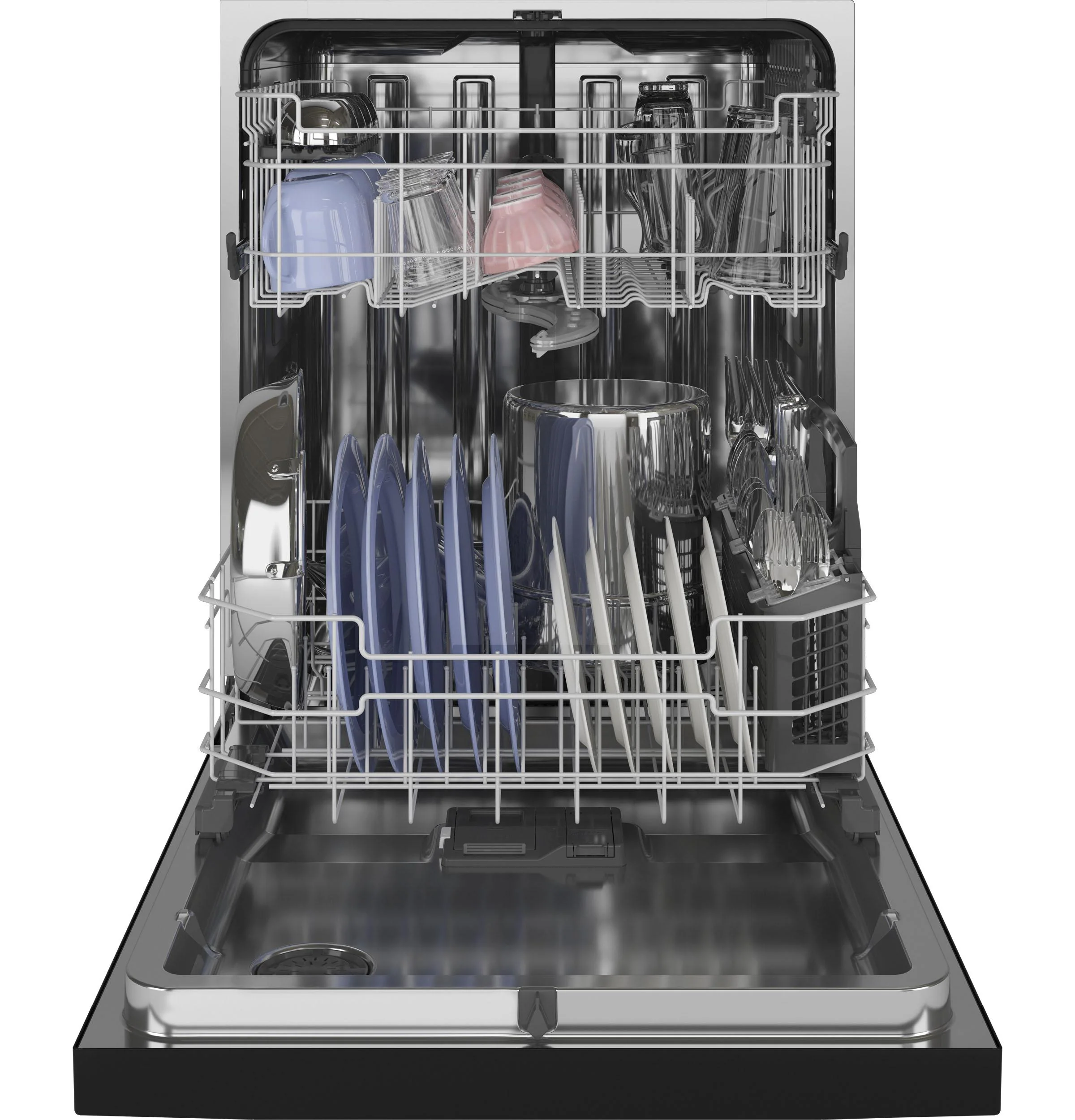 GE® Top Control with Stainless Steel Interior Dishwasher with Sanitize Cycle & Dry Boost with Fan Assist - Image 28