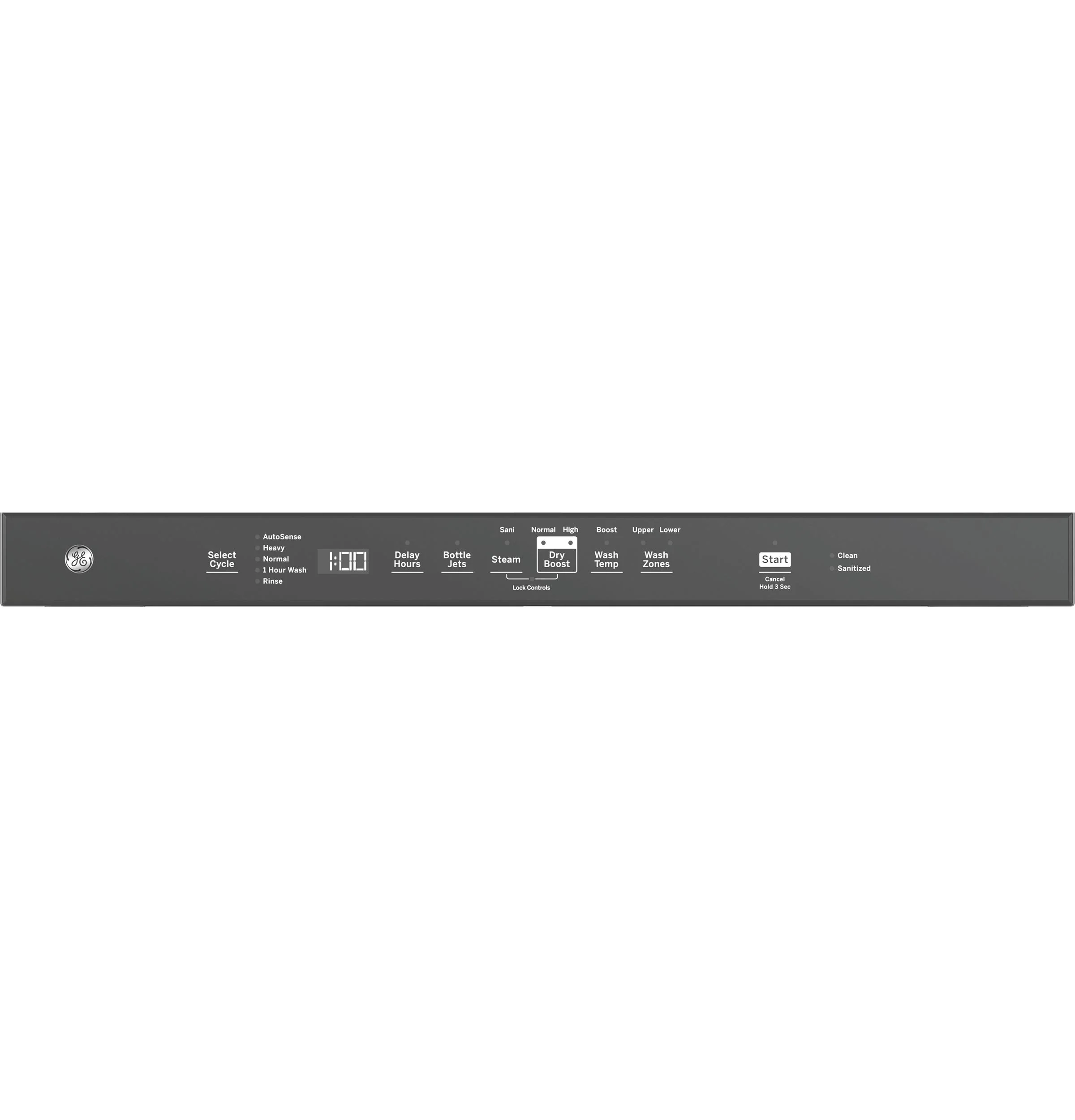 GDT670SGVBB GE® ENERGY STAR® Top Control with Stainless Steel Interior Dishwasher with Sanitize Cycle - Image 4