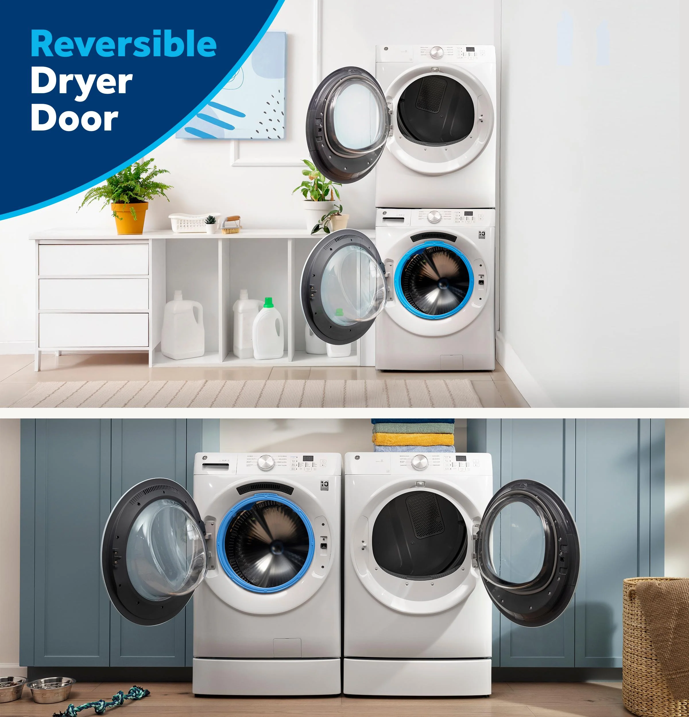 GFD35ESSYWW GE® ENERGY STAR® 7.8 cu. ft. Capacity Smart Front Load Electric Dryer - Image 17