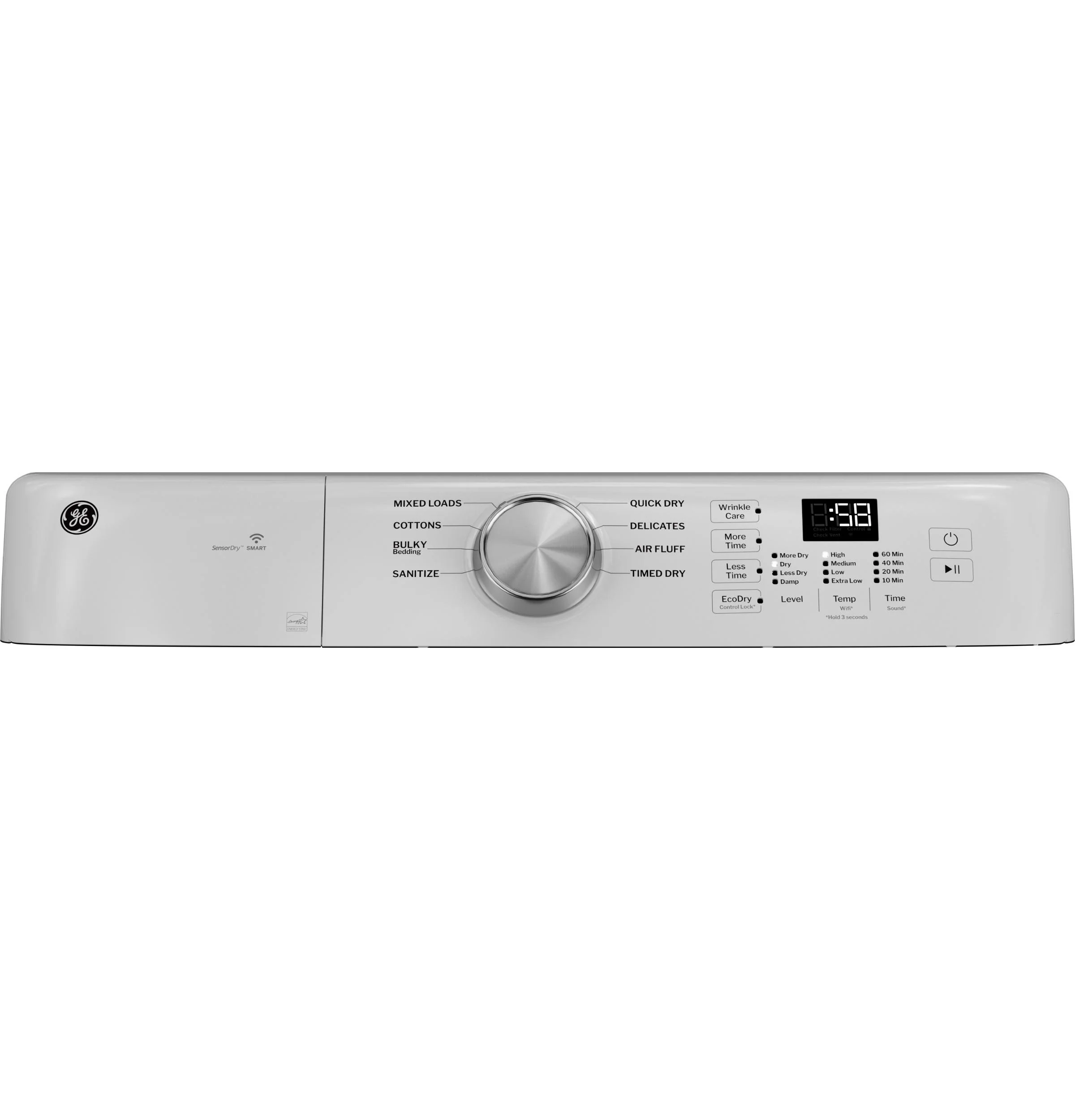 GFD35ESSYWW GE® ENERGY STAR® 7.8 cu. ft. Capacity Smart Front Load Electric Dryer - Image 3
