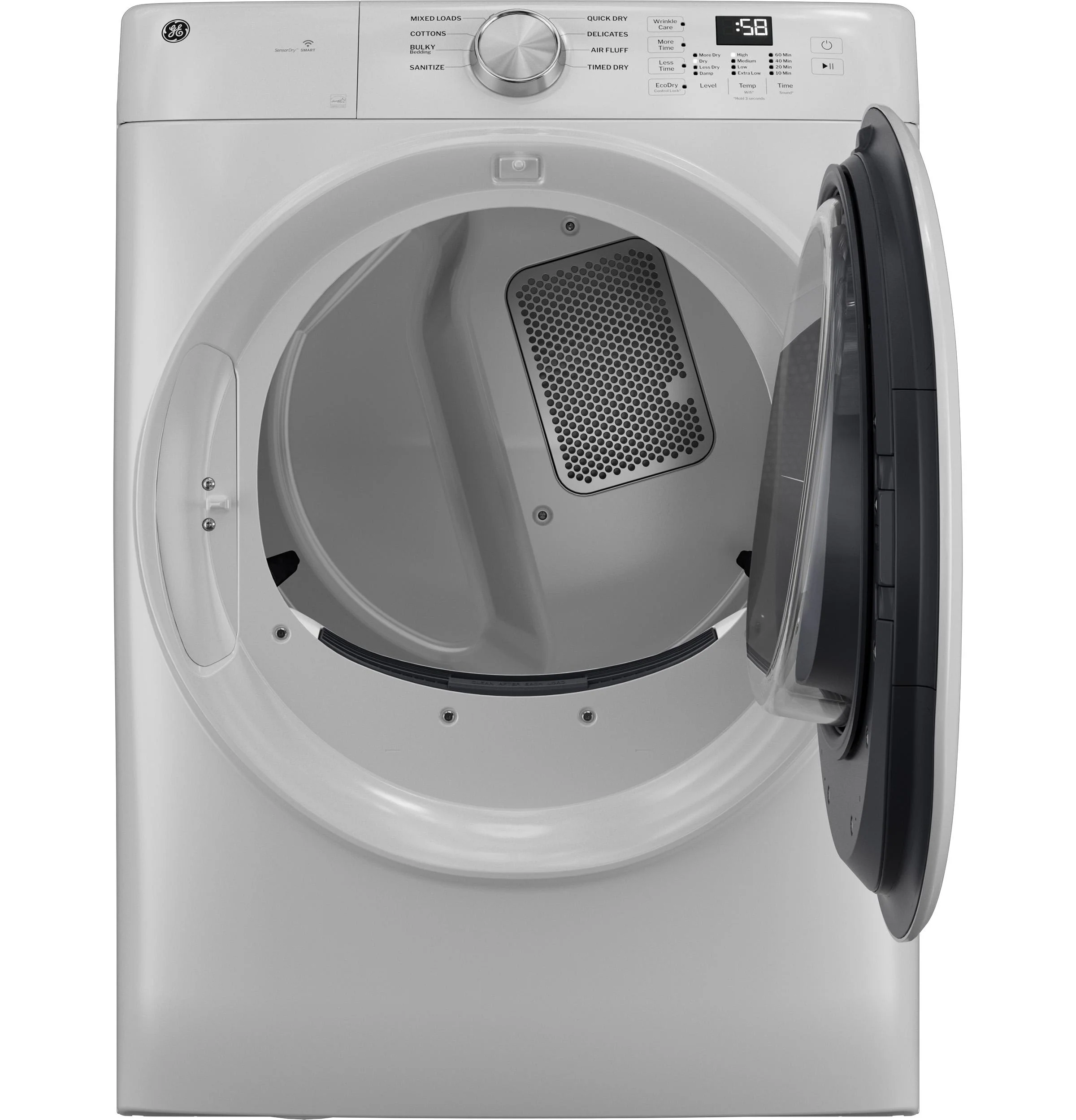 GFD35GSSYWW GE® ENERGY STAR® 7.8 cu. ft. Capacity Smart Front Load Gas Dryer - Image 2