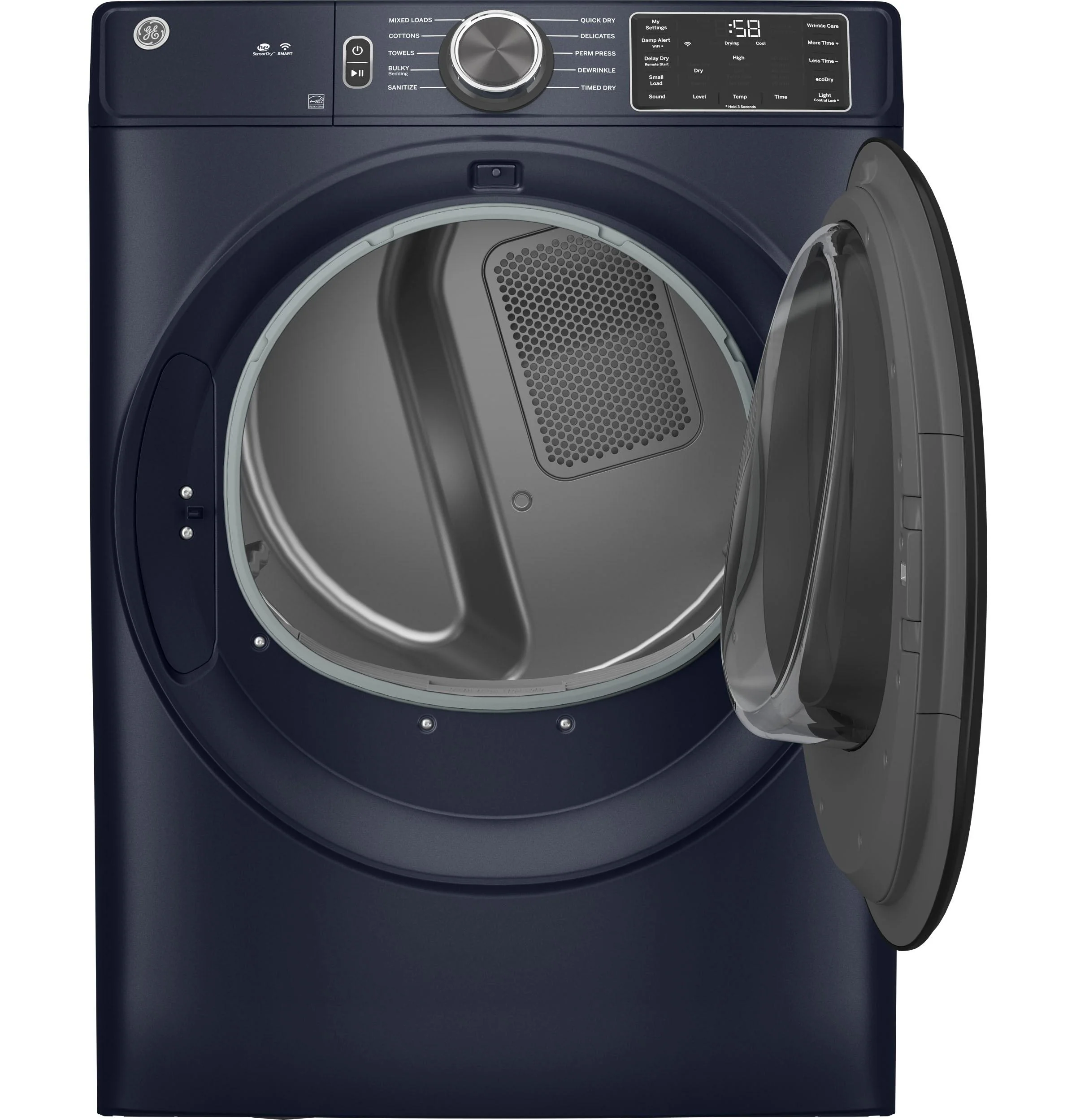 GFD55ESPRRS GE® ENERGY STAR® 7.8 cu. ft. Capacity Smart Front Load Electric Dryer with Sanitize Cycle - Image 4