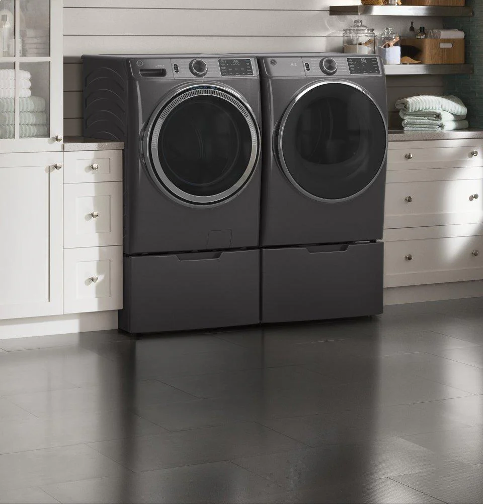 GFD55GSPNDG GE® ENERGY STAR® 7.8 cu. ft. Capacity Smart Front Load Gas Dryer with Sanitize Cycle - Image 17