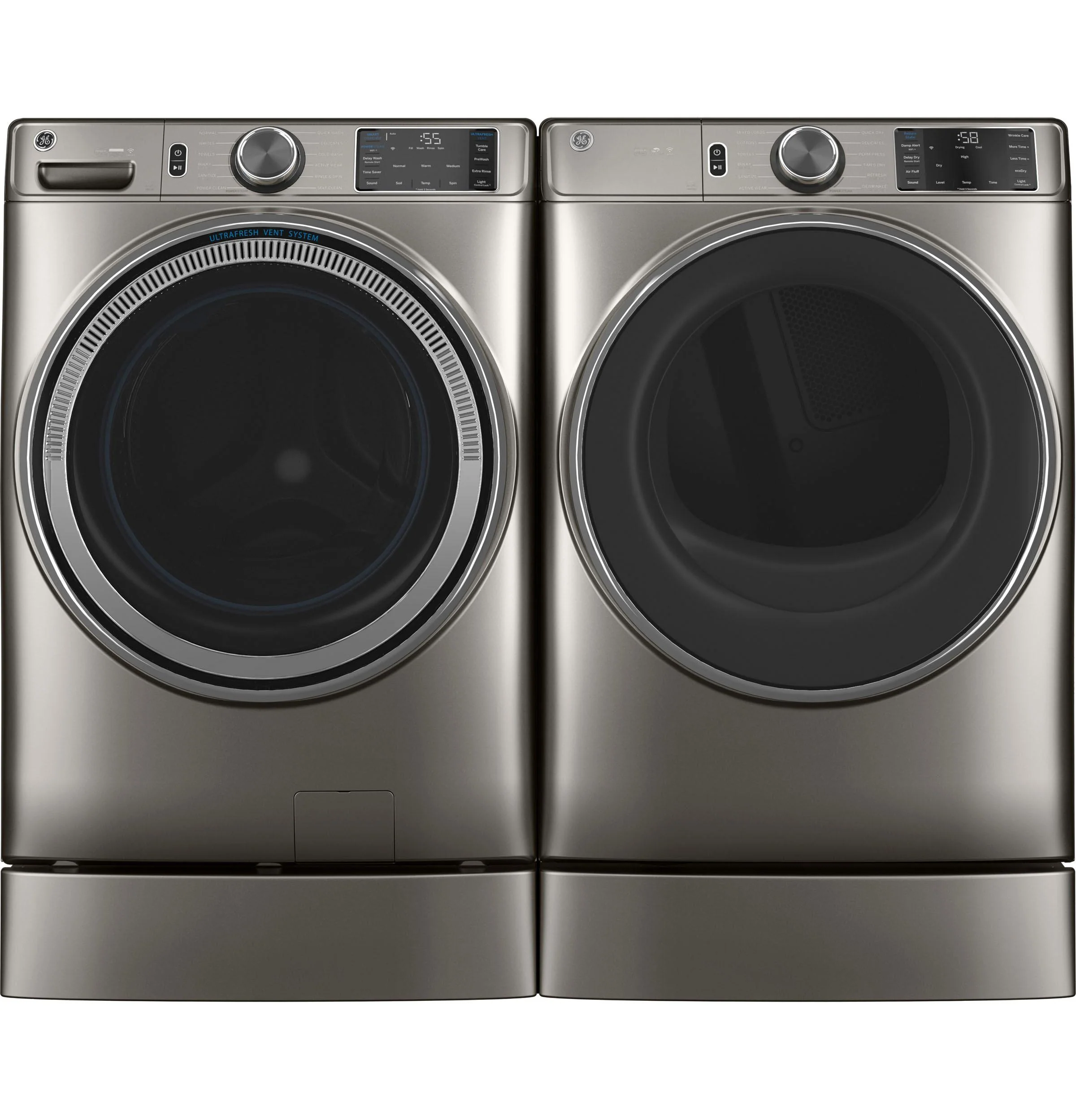 GE® 7.8 cu. ft. Capacity Smart Front Load Electric Dryer with Steam and Sanitize Cycle - Image 22