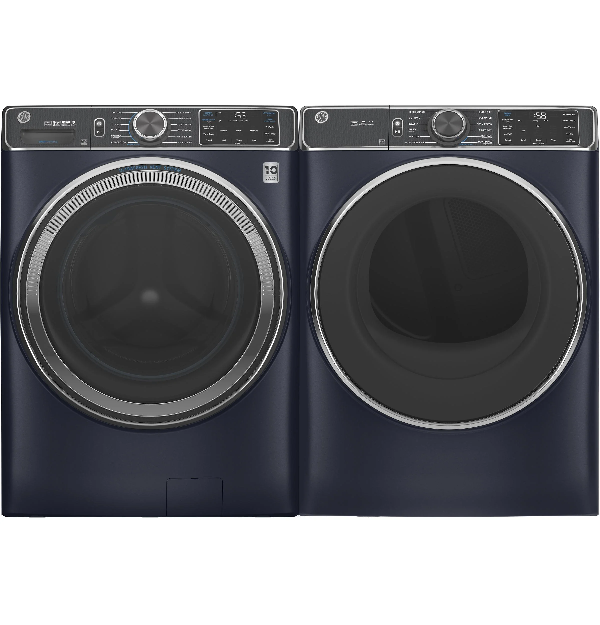 GE® ENERGY STAR® 7.8 cu. ft. Capacity Smart Front Load Gas Dryer with Steam and Sanitize Cycle - Image 6