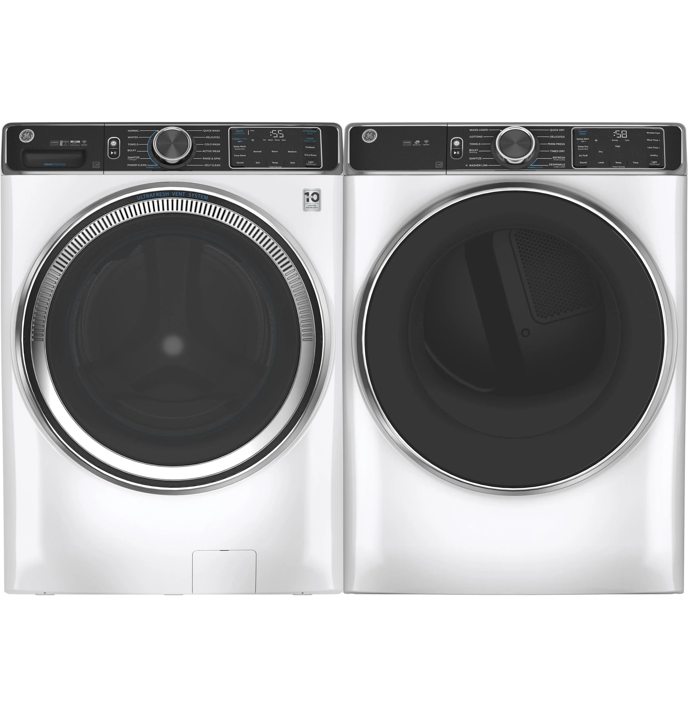 GE® ENERGY STAR® 7.8 cu. ft. Capacity Smart Front Load Gas Dryer with Steam and Sanitize Cycle - Image 25