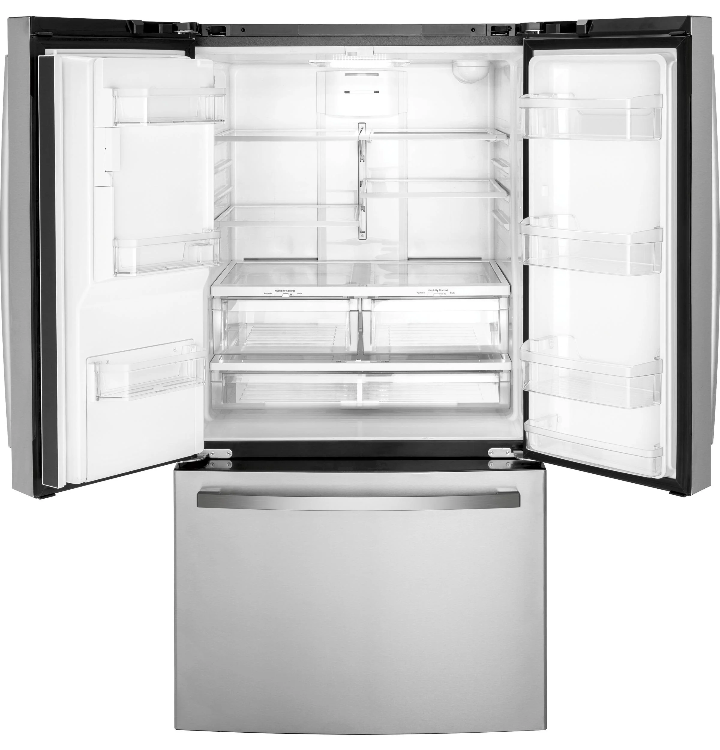 GFE26JYMFS GE ENERGY STAR 25.7 Cu. Ft. Fingerprint Resistant French-Door Refrigerator - Image 3