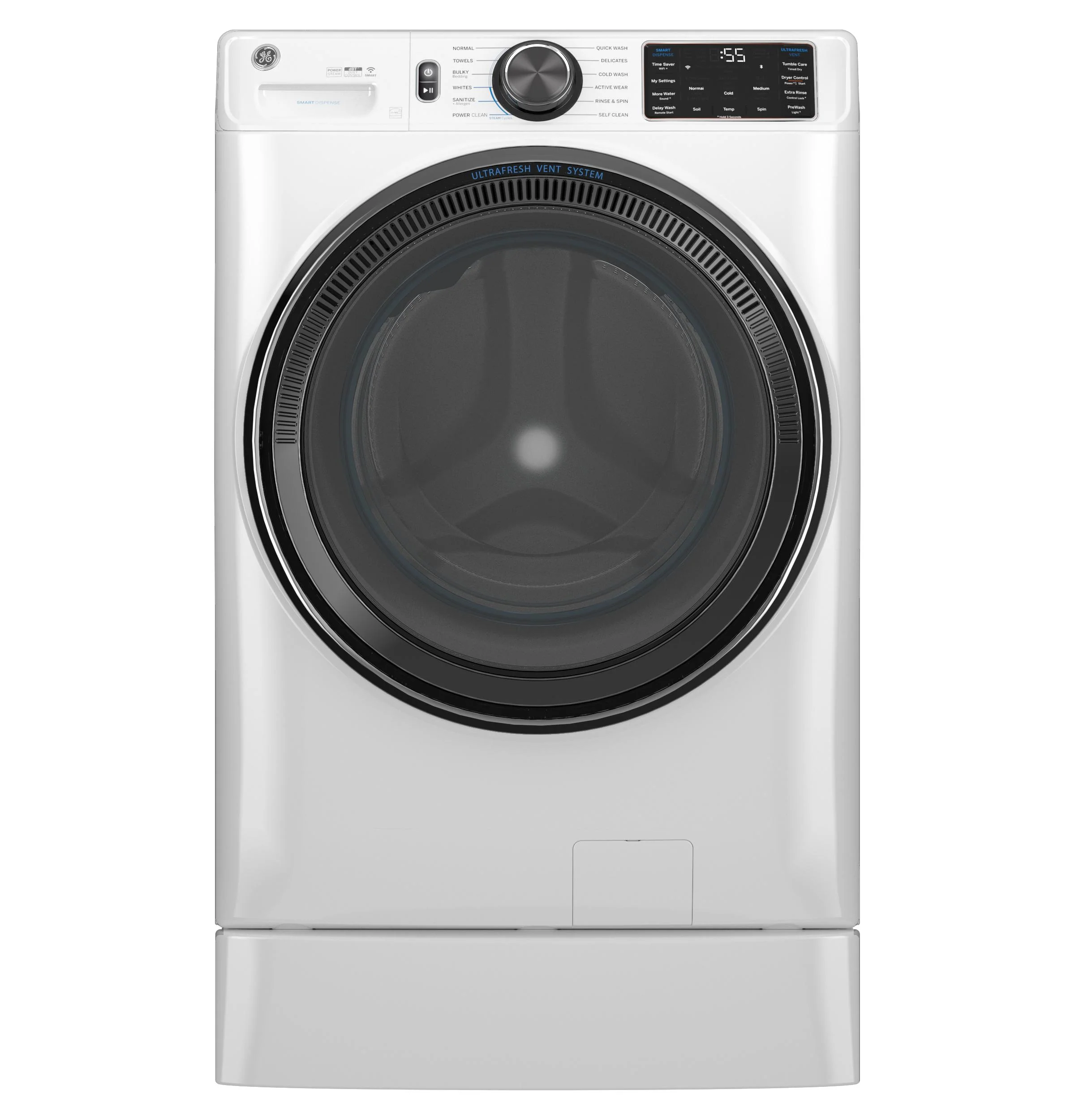 GFW655SSVWW GE® ENERGY STAR® 5.0 cu. ft. Capacity Smart Front Load Steam Washer with SmartDispense™ UltraFresh Vent System with OdorBlock™ and Steam - Image 5