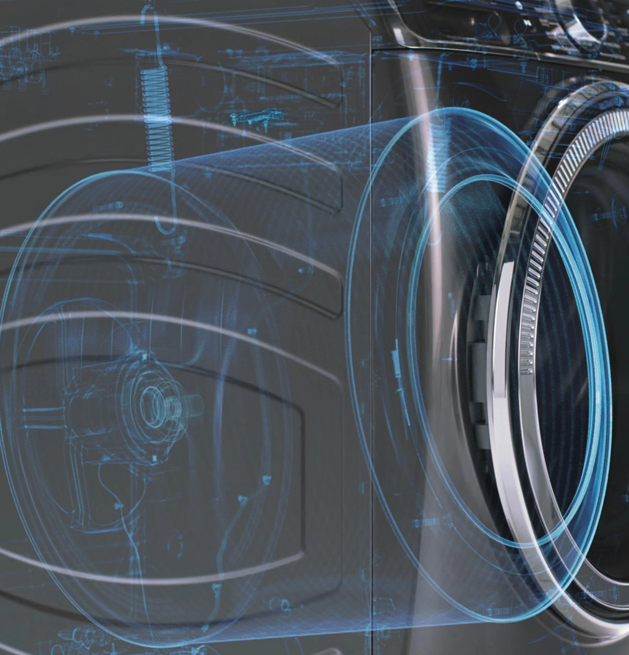 GE® ENERGY STAR® 5.0 cu. ft. Capacity Smart Front Load Steam Washer with SmartDispense™ UltraFresh Vent System with OdorBlock™ and Sanitize Allergen - Image 60