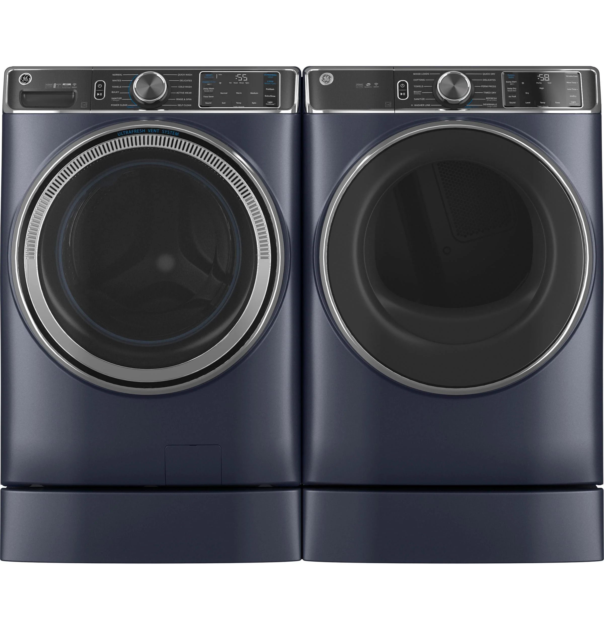 GE® ENERGY STAR® 5.0 cu. ft. Capacity Smart Front Load Steam Washer with SmartDispense™ UltraFresh Vent System with OdorBlock™ and Sanitize Allergen - Image 63