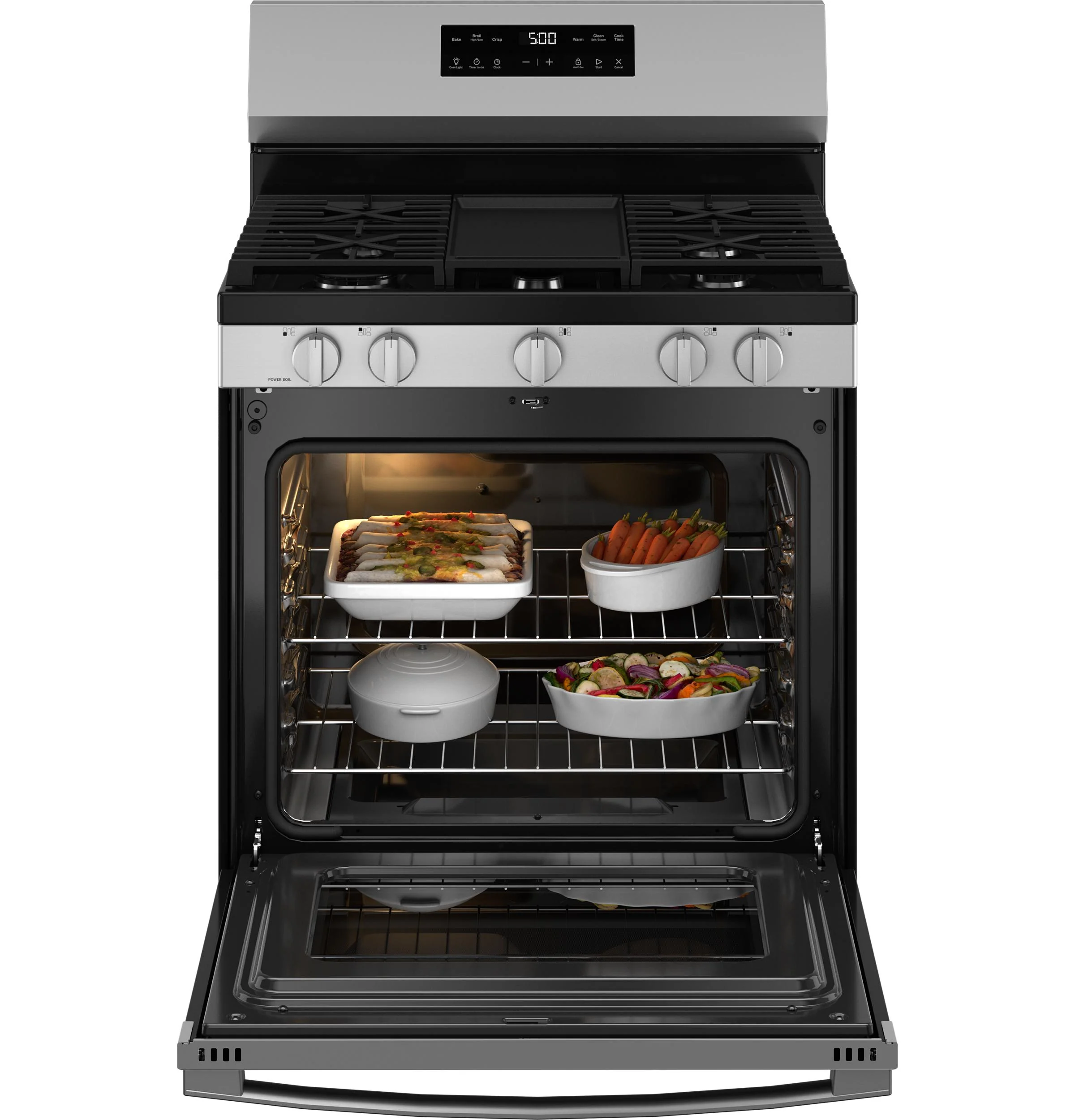 GGF500PVSS GE® 30" Free-Standing Gas Range with Crisp Mode - Image 4