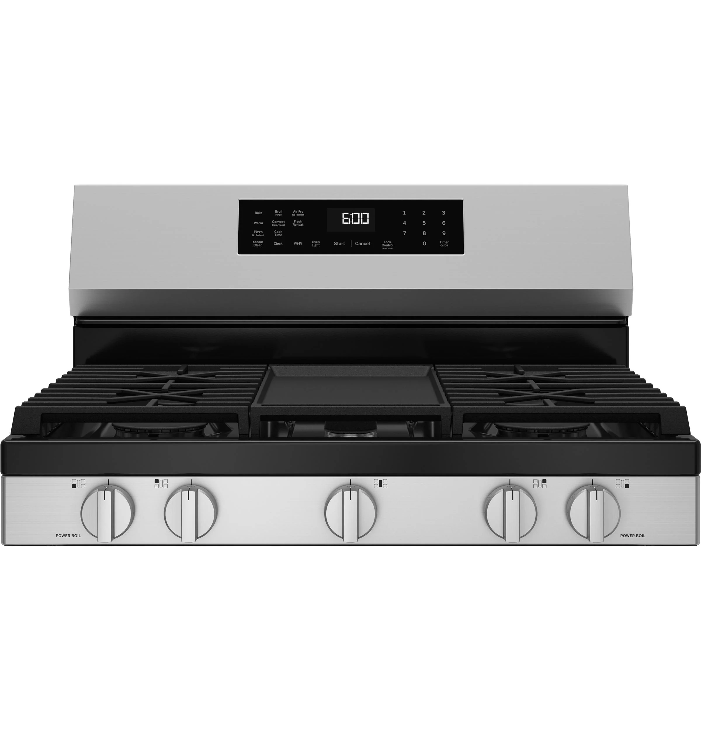 GGF600AVSS GE® 30" Free-Standing Gas Convection Range with No Preheat Air Fry and EasyWash™ Oven Tray - Image 5