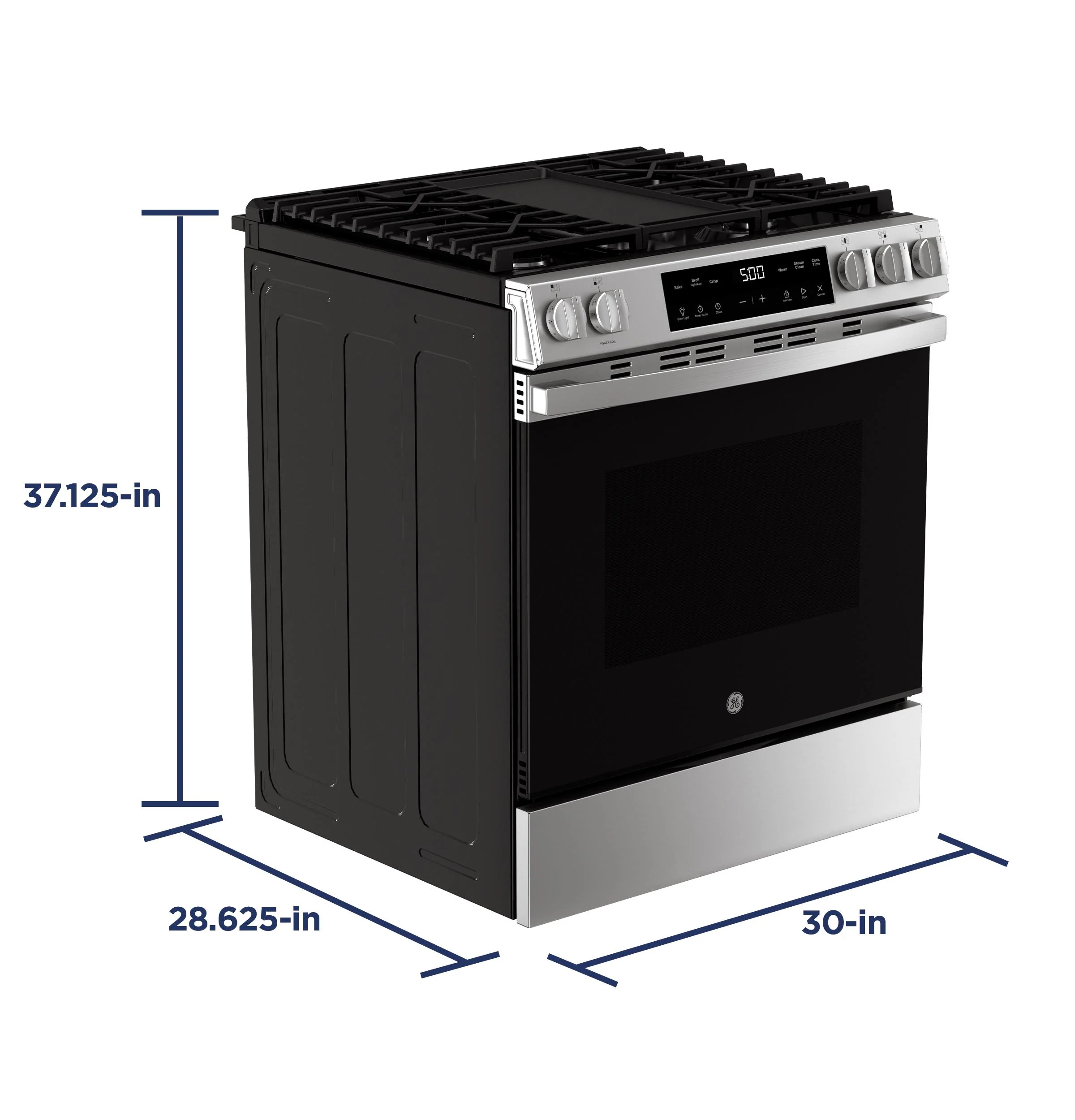 GGS500SVSS GE® 30" Slide-In Front Control Gas Range with Crisp Mode - Image 23