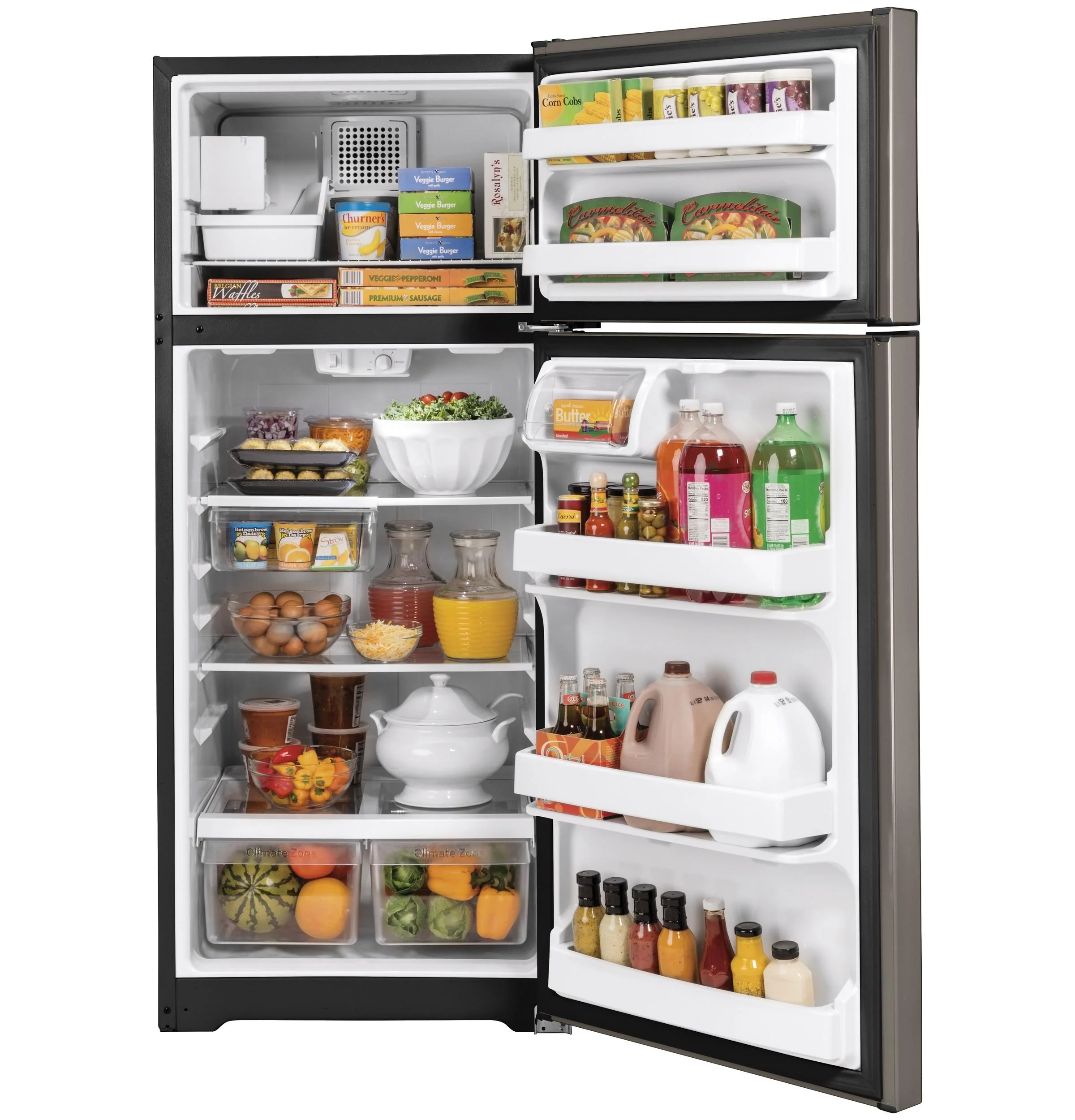 GIE18GCNRSA GE® ENERGY STAR® 17.5 Cu. Ft. Top-Freezer Refrigerator - Image 2