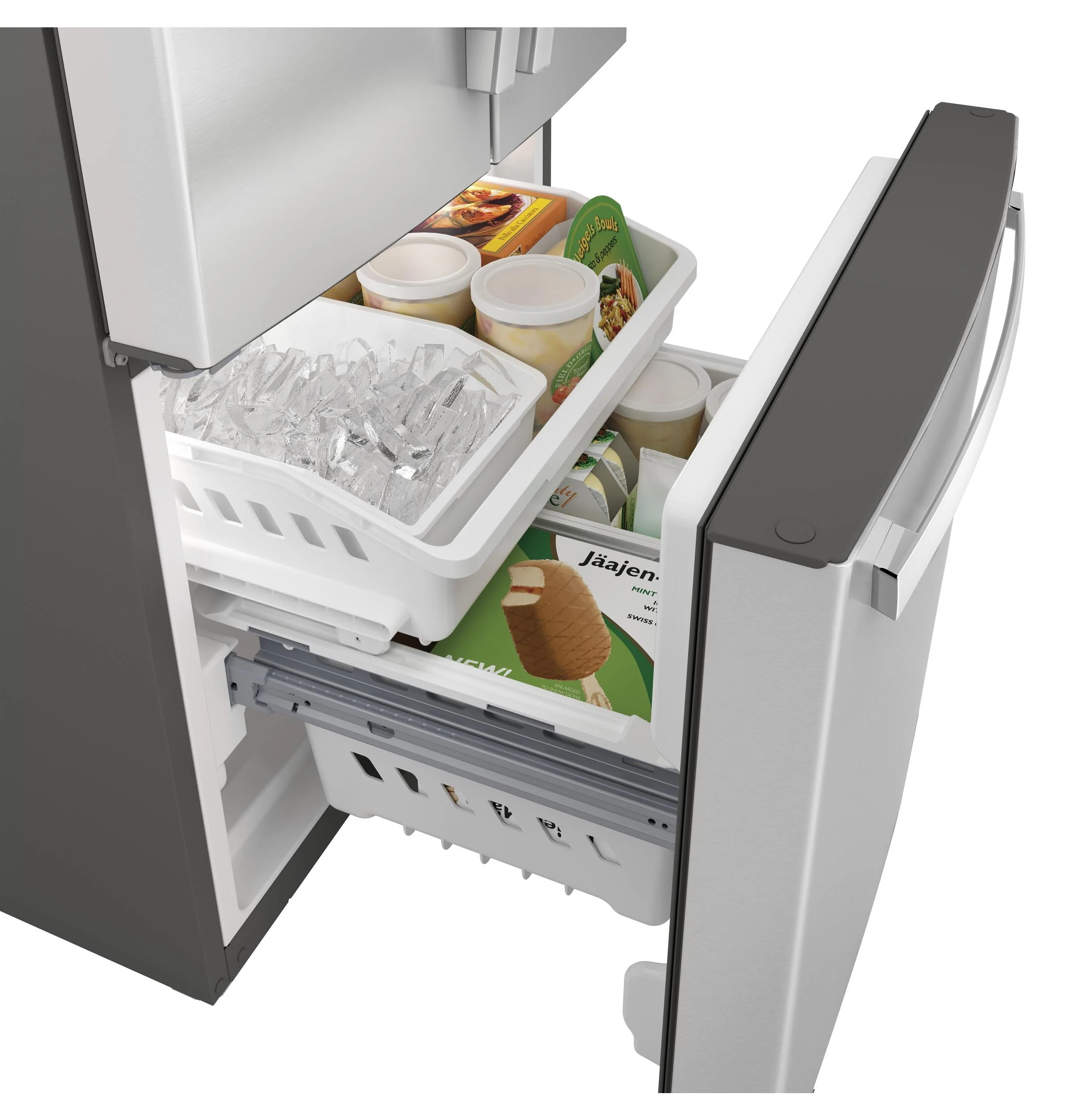GNE21FYKFS GE® ENERGY STAR® 20.8 Cu. Ft. French-Door Refrigerator - Image 5
