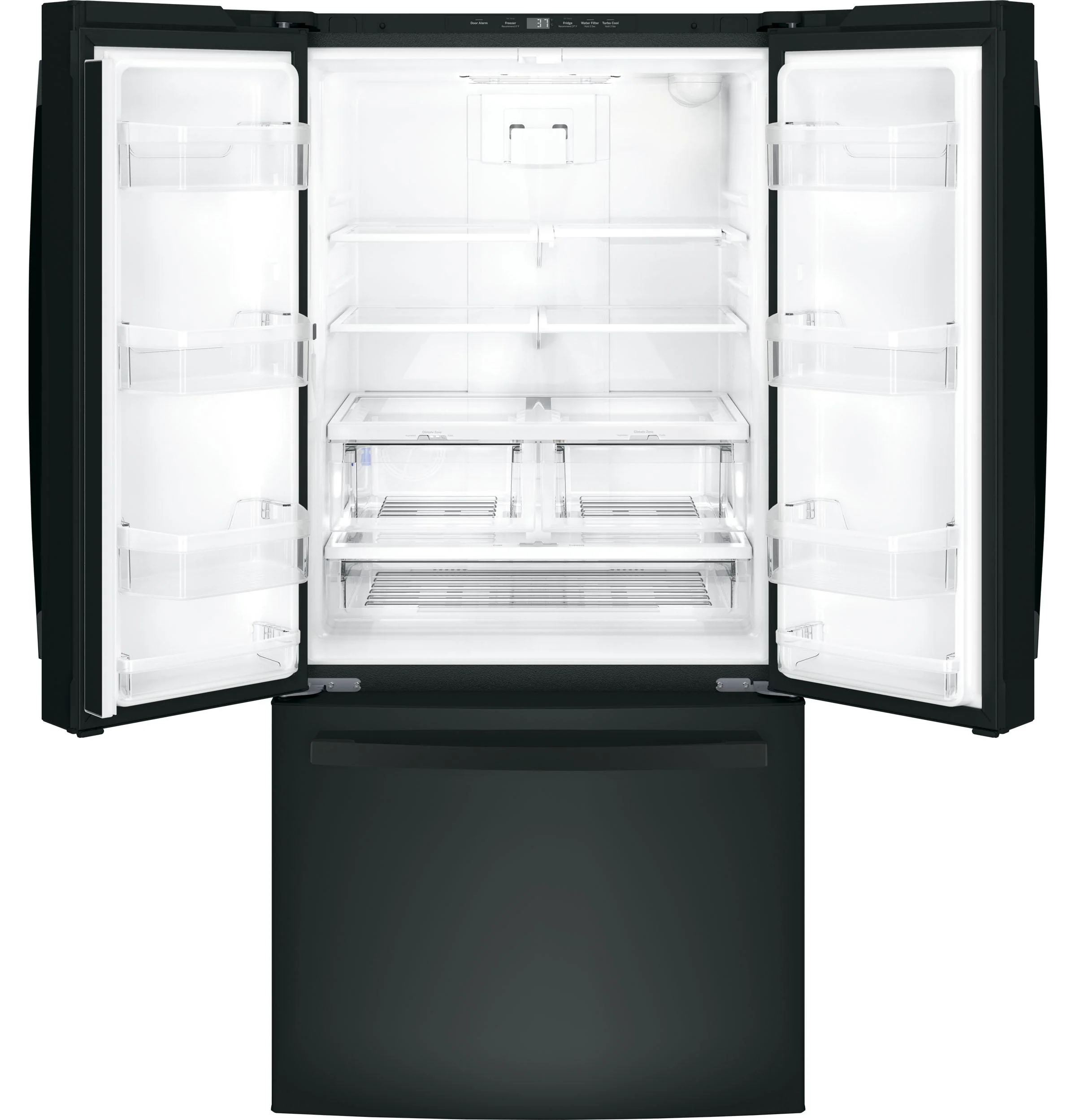 GNE25JGKBB GE® ENERGY STAR® 24.7 Cu. Ft. French-Door Refrigerator - Image 3
