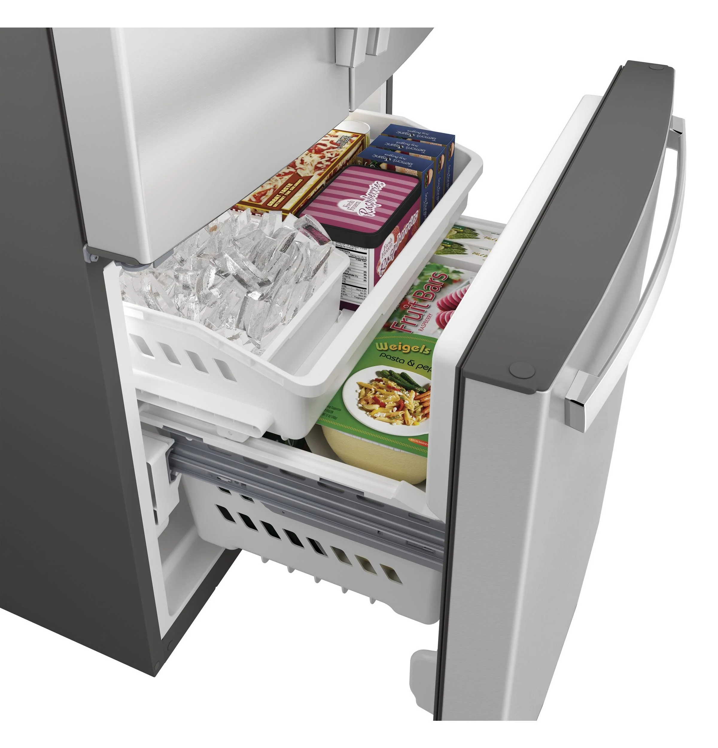 GNE25JYKFS GE® ENERGY STAR® 24.7 Cu. Ft. French-Door Refrigerator - Image 20