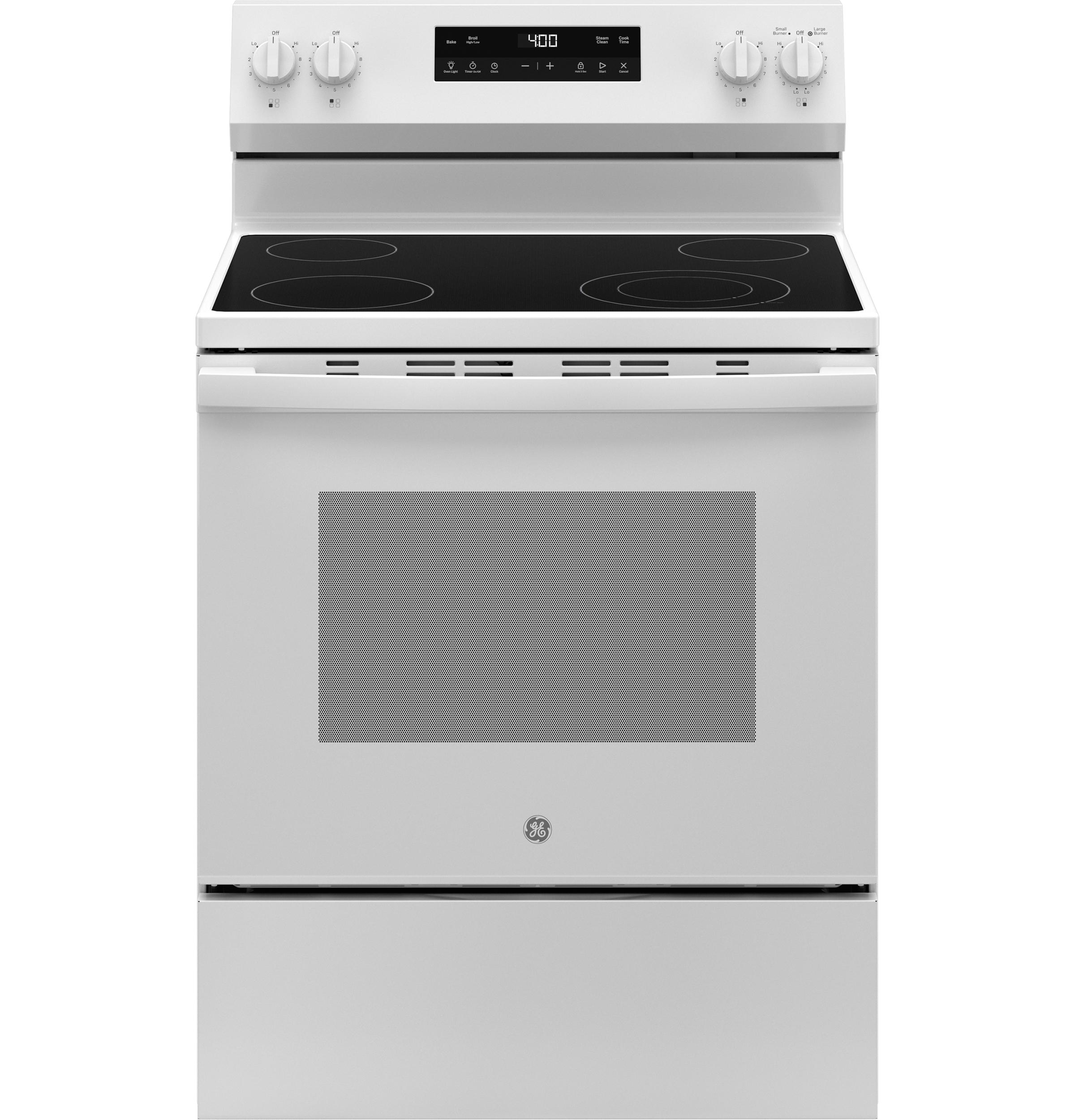 GRF400SVWW GE® ENERGY STAR® 30" Free-Standing Electric Range