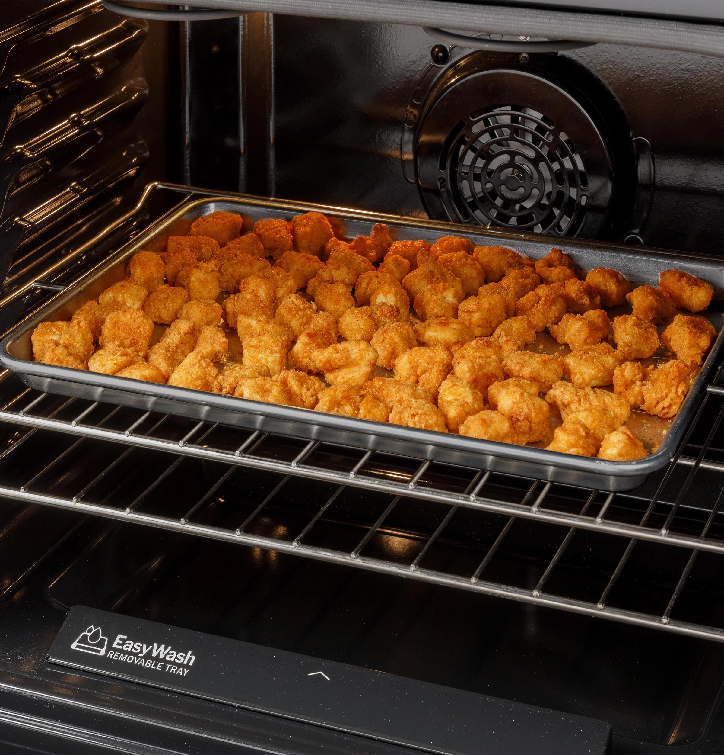 GRF600AVBB GE® ENERGY STAR® 30" Free-Standing Electric Convection Range with No Preheat Air Fry and EasyWash™ Oven Tray - Image 14